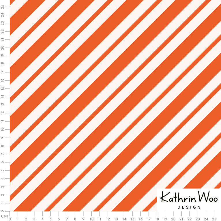 Bio Webware Stoff - Zuckerstange rot- KathrinWoo, Streifen, Weihnachten, orange, 100% Bio-Baumwolle Bio Webware Stoff - Zuckerstange rot- KathrinWoo, Streifen, Weihnachten, orange, 100% Bio-Baumwolle