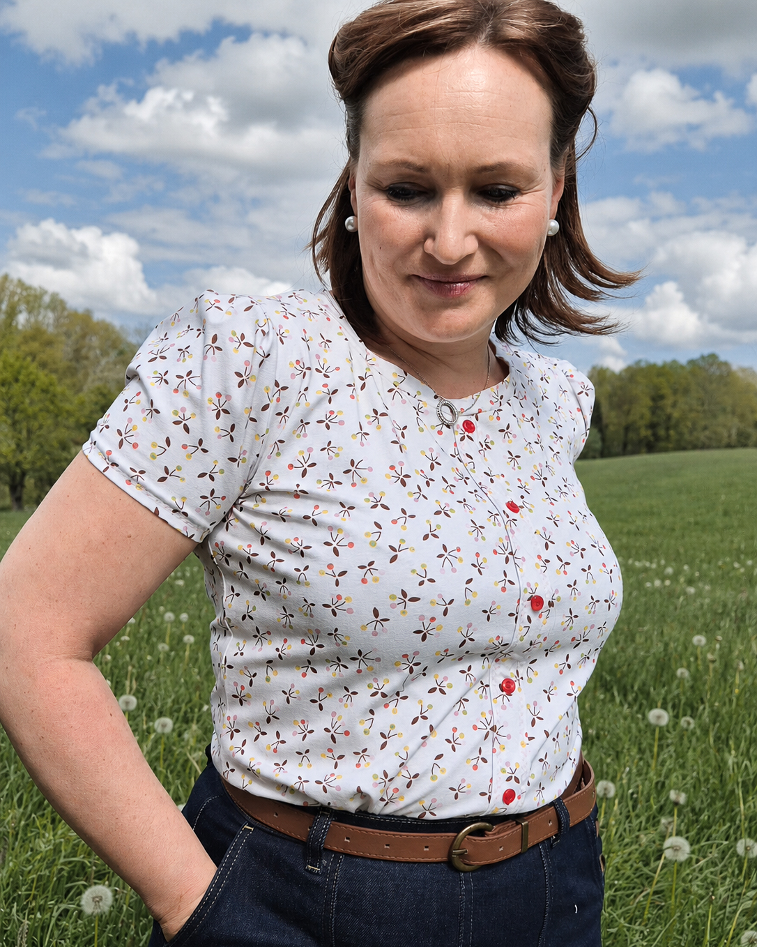 Bio Stoff  -  Bunte Kirschen