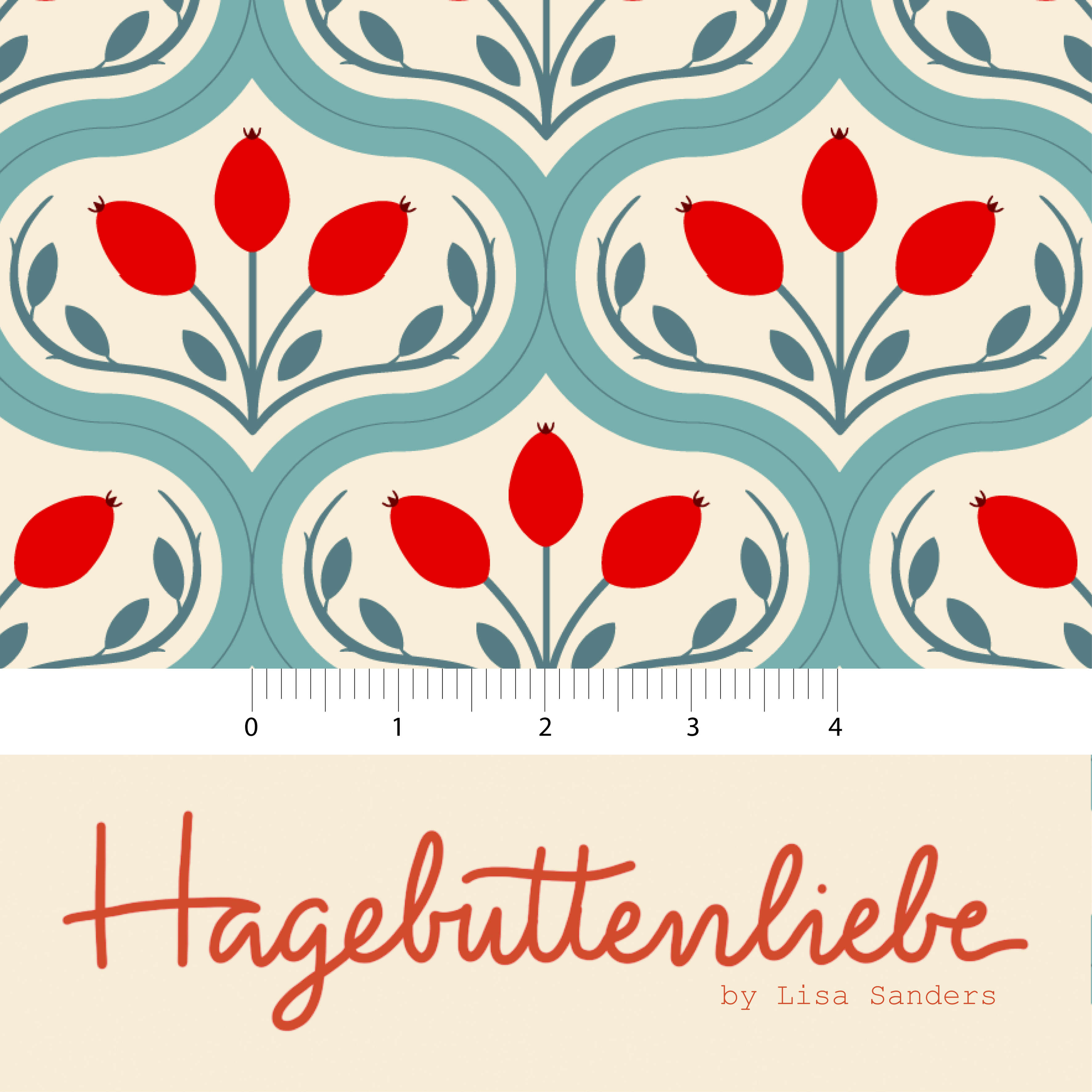 Bio Webware Stoff - Hagebuttenliebe eierschale - LisaSanders, creme, Floral & Blumen, Ornamente, 100% Bio-Baumwolle Bio Webware Stoff - Hagebuttenliebe eierschale - LisaSanders, creme, Floral & Blumen, Ornamente, 100% Bio-Baumwolle