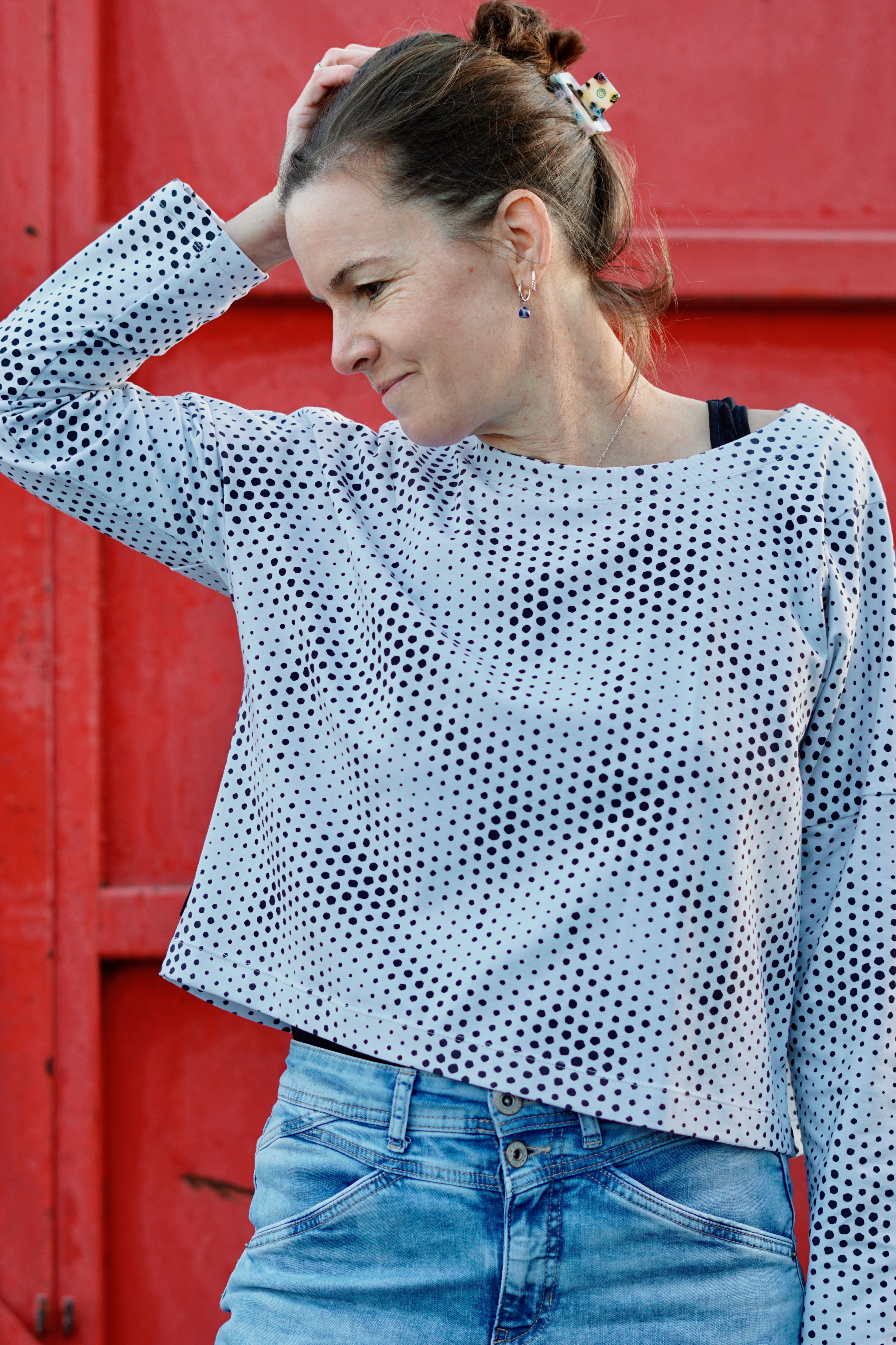 Bio Stoff  - Gleichklang Raster gelb