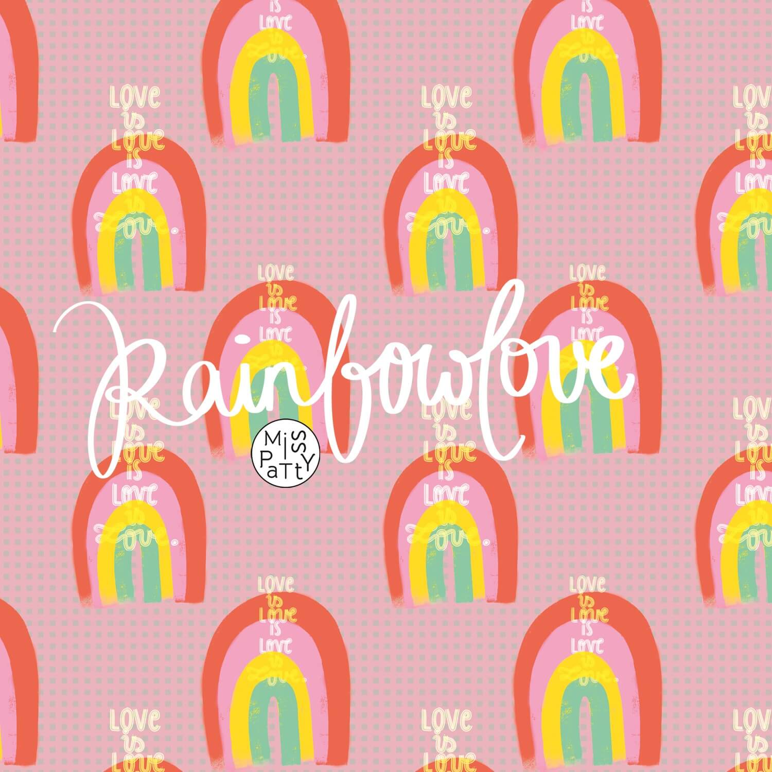Organic fabric  -  Rainbowlove