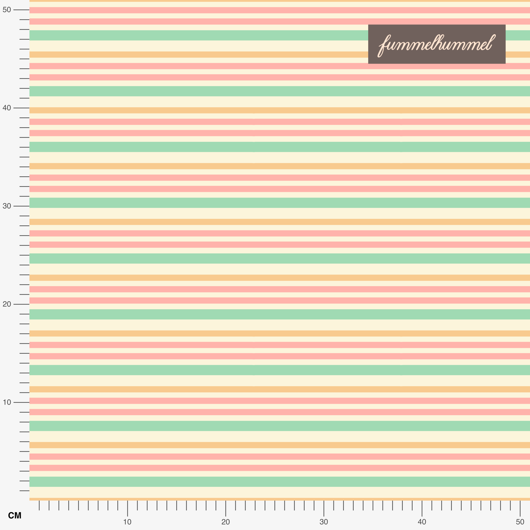 Organic fabric - Ringeling mint