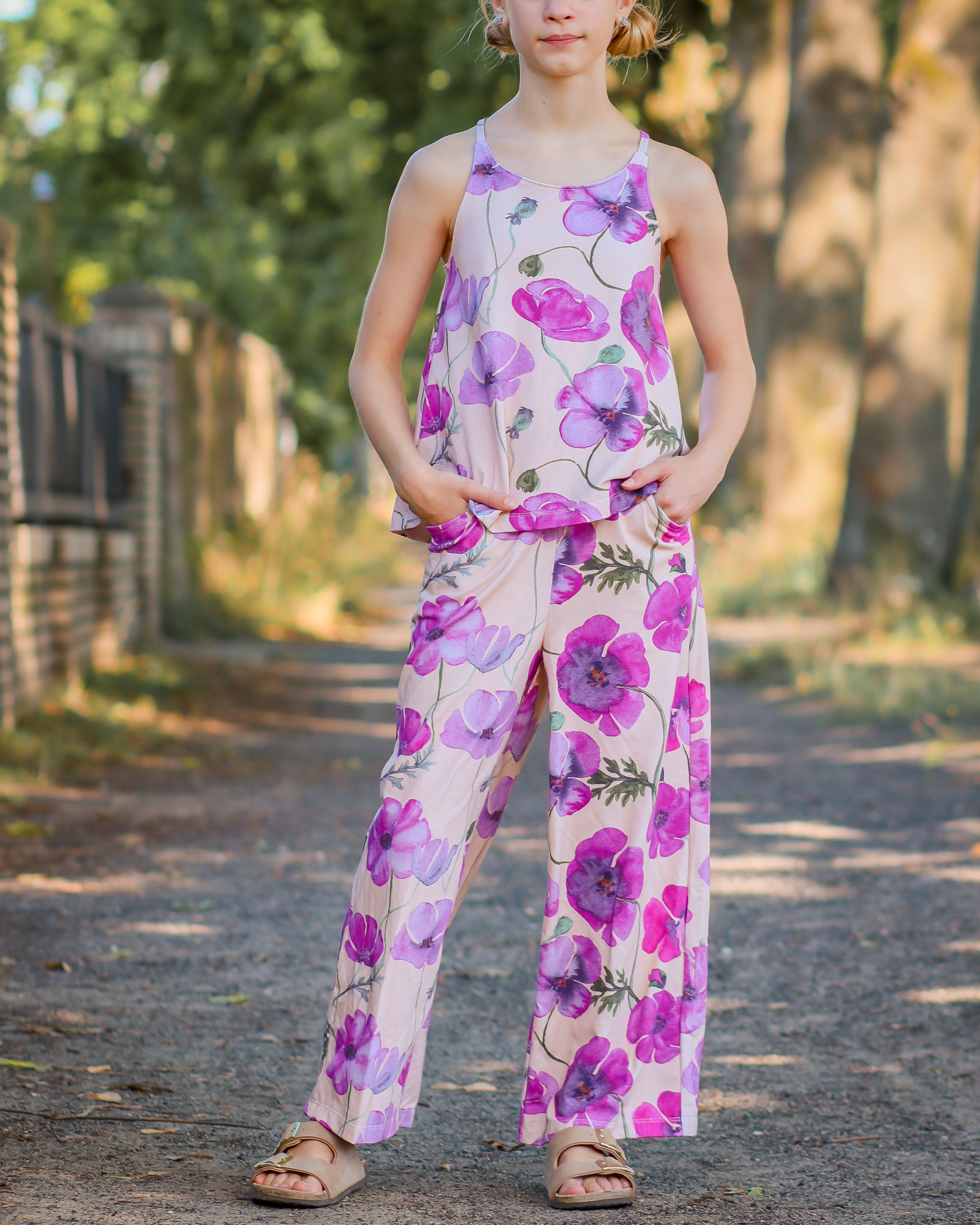 Organic fabric -  Mohna pink