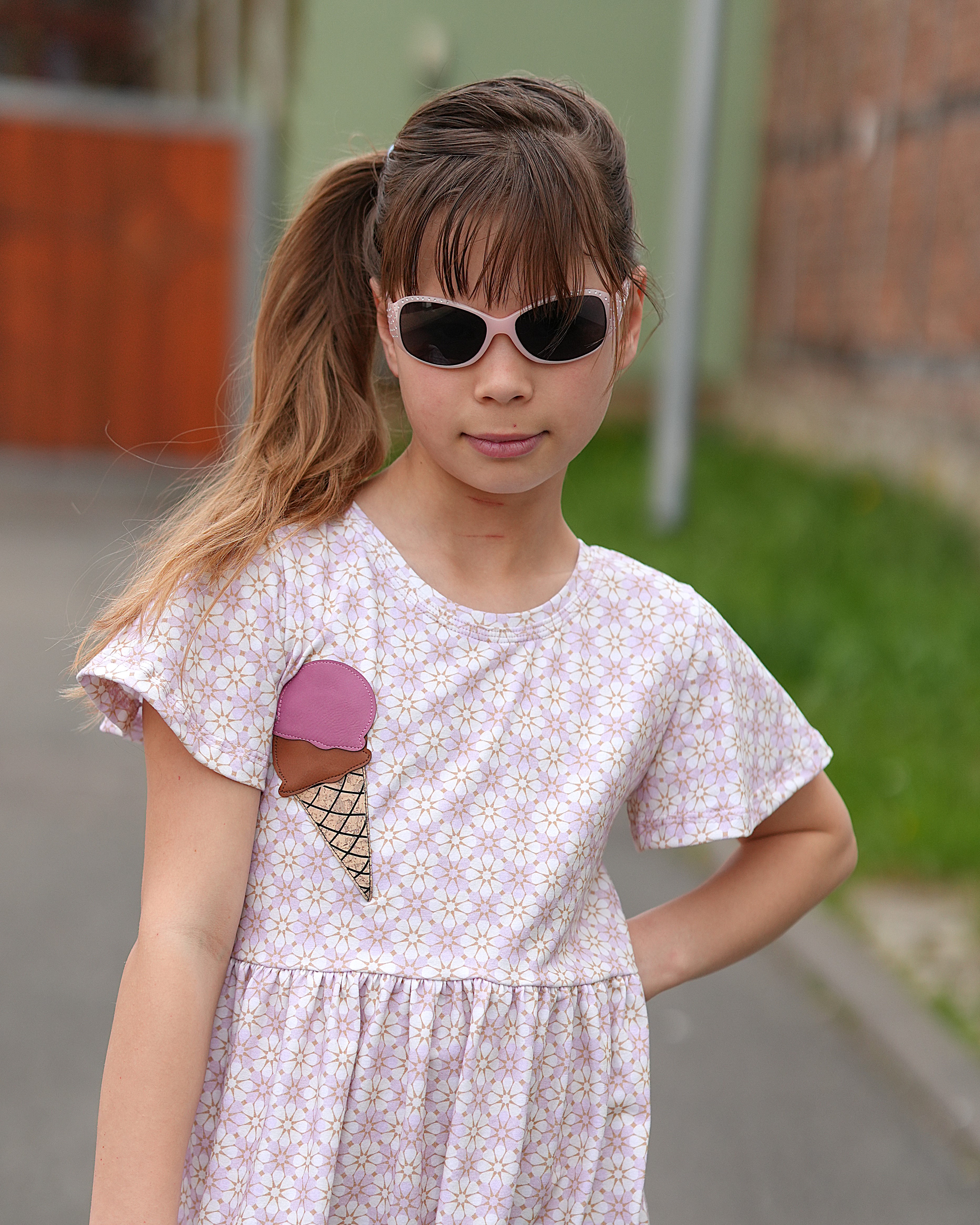 Organic fabric  -  Blütenspiel