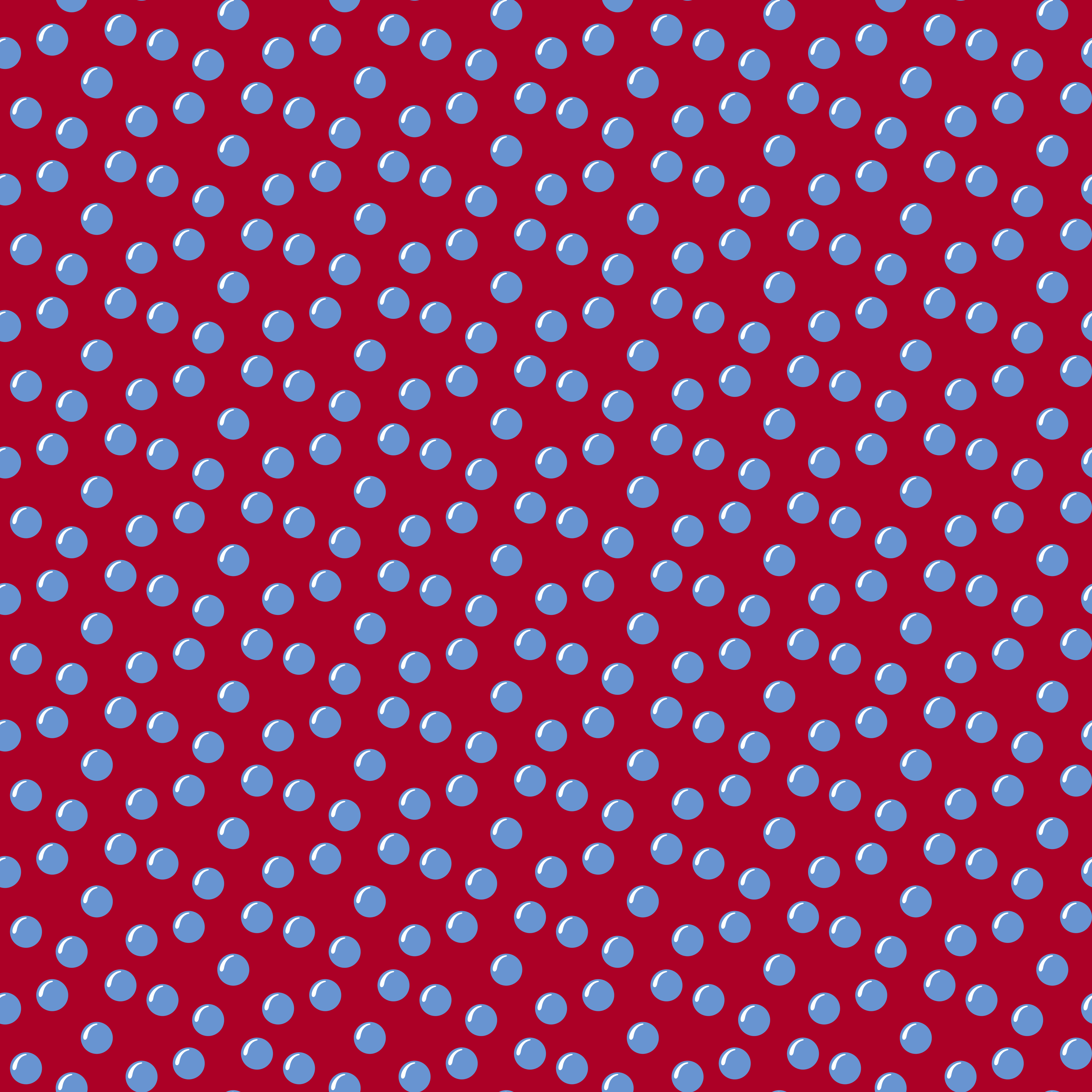 Bio Fabric - Red Dots by misspeppels in red