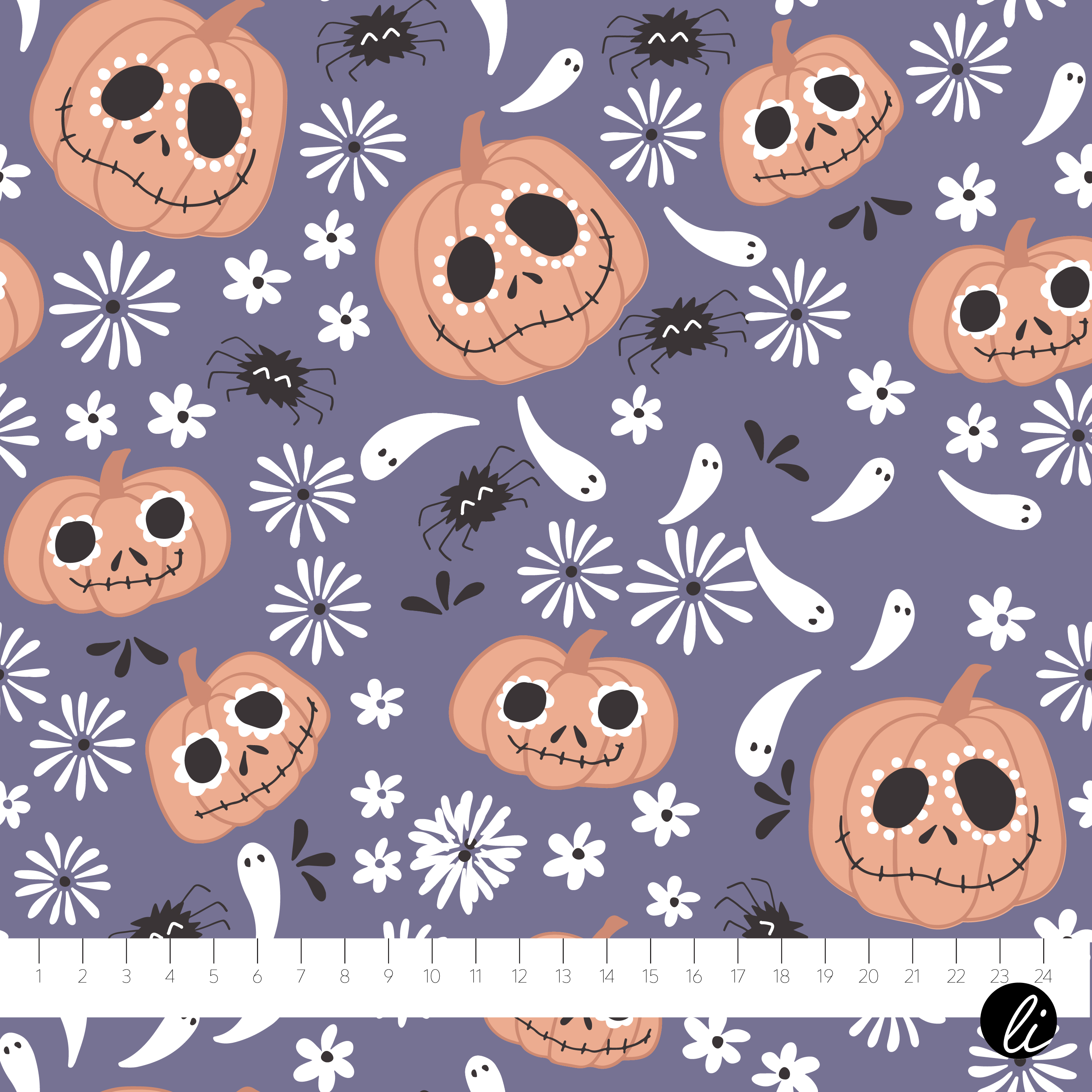 Bio Summersweat Stoff - Spuk und Schabernack Kürbis - AndreaLiesert, Halloween, lila, Breite 150 cm Bio Summersweat Stoff - Spuk und Schabernack Kürbis - AndreaLiesert, Halloween, lila, Breite 150 cm