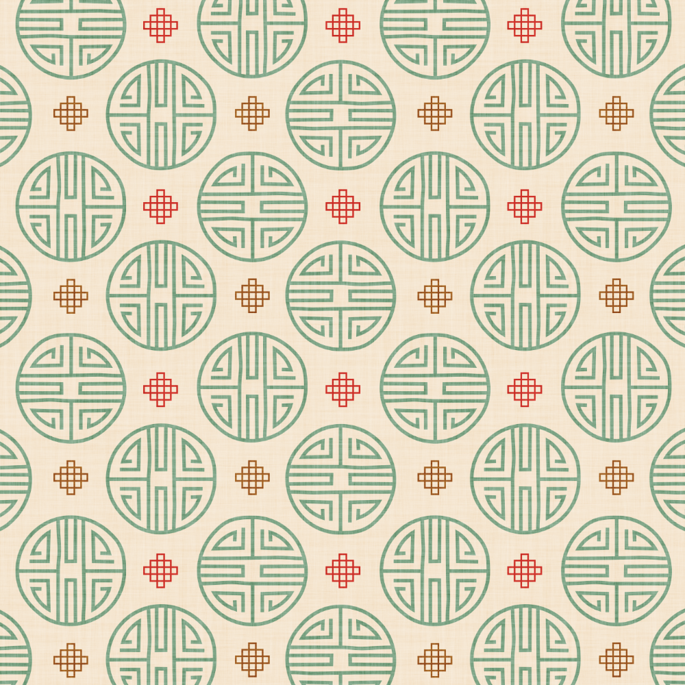 Bio Stoff  - Im Fluss der Kreise creme