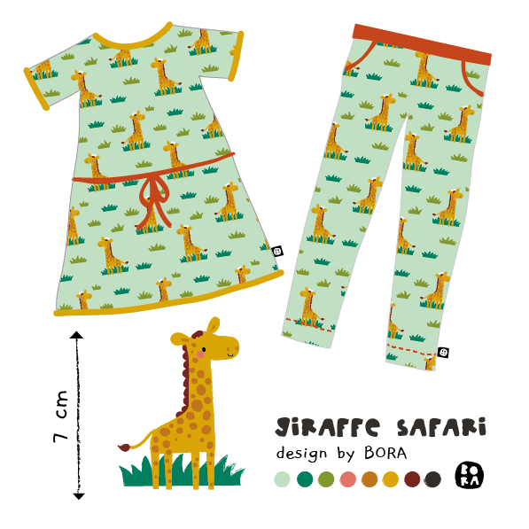 Bio Stoff  -  Giraffe Safari