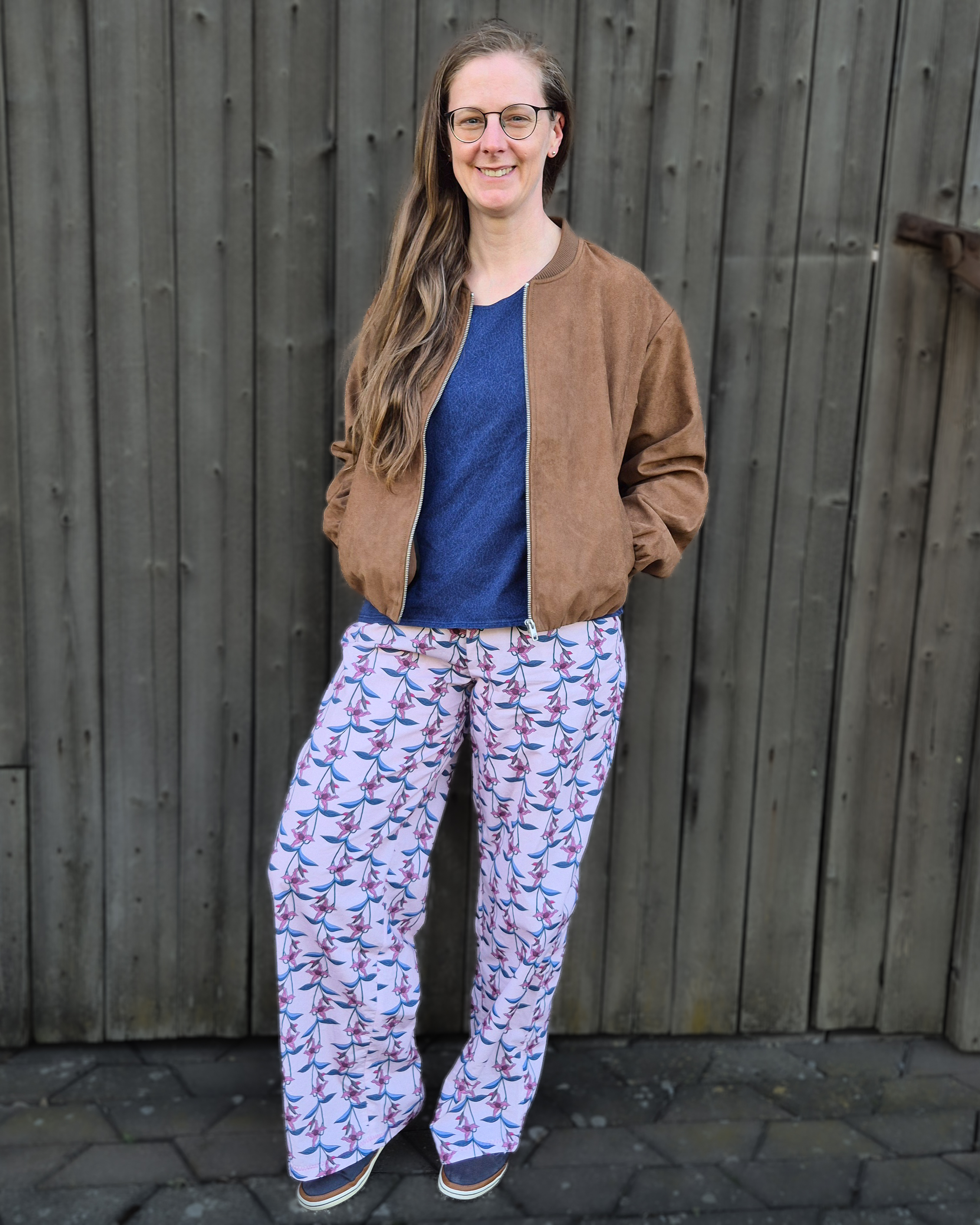 Organic fabric - Tropische Blumen