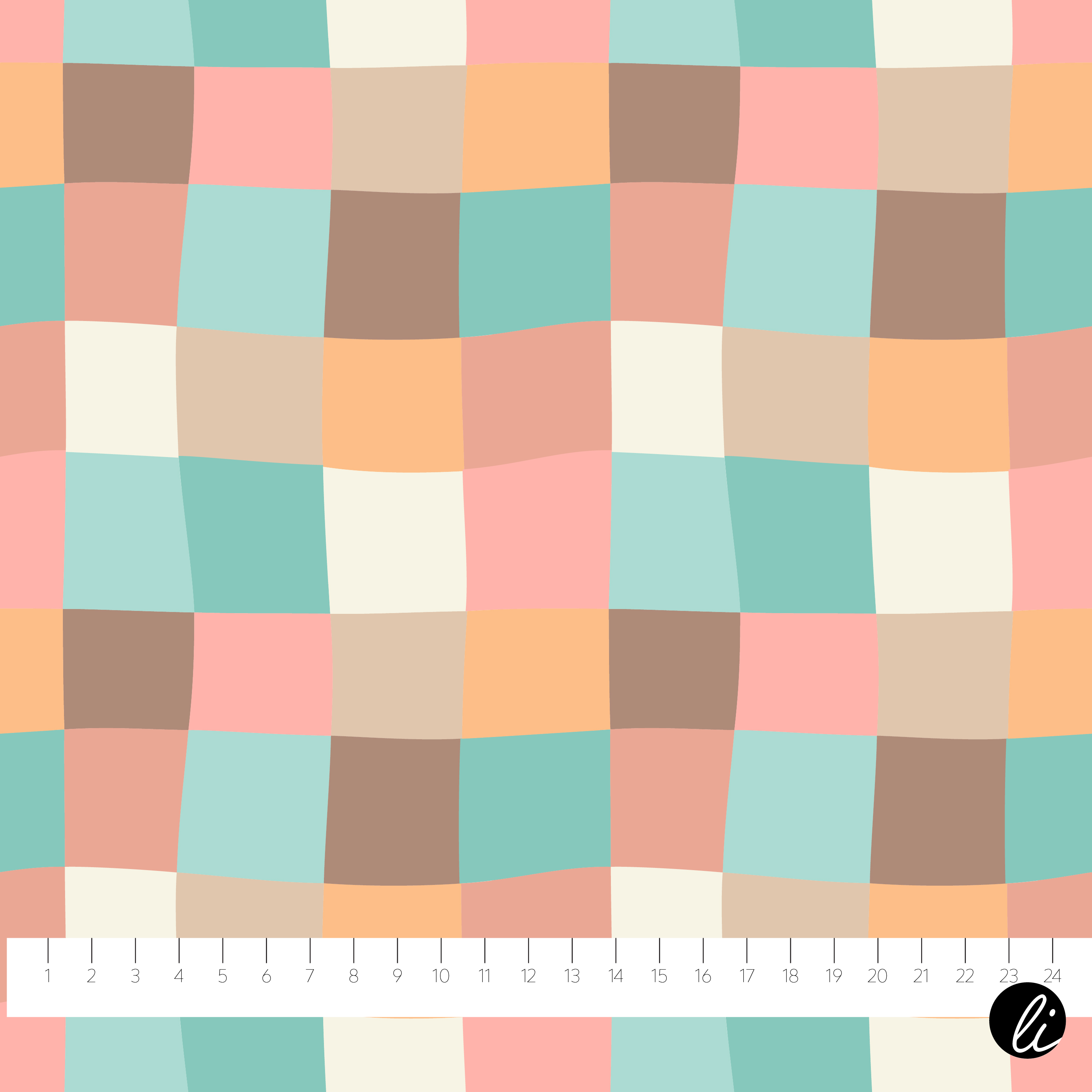 Bio Webware Stoff - Happy Gardener Pastell Check - AndreaLiesert, Kariert, bunt, 100% Bio-Baumwolle Bio Webware Stoff - Happy Gardener Pastell Check - AndreaLiesert, Kariert, bunt, 100% Bio-Baumwolle