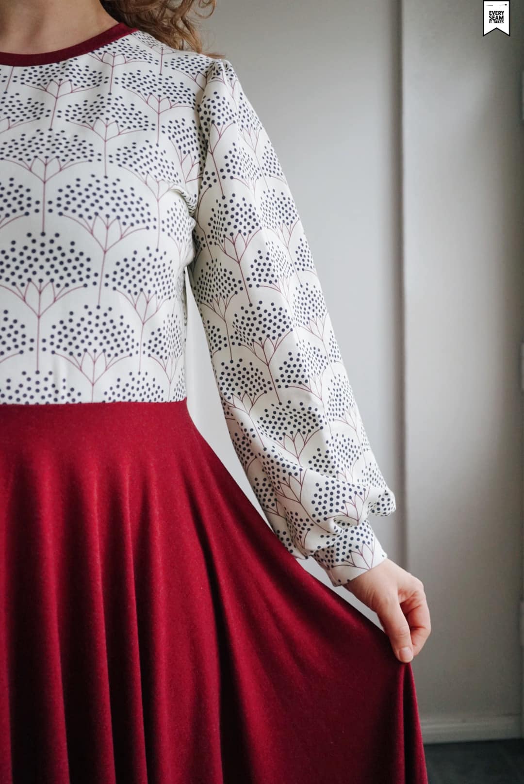 Organic fabric - Elderberry