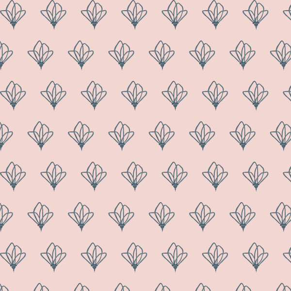 Bio Stoff  - Blooming Indigo