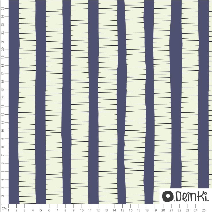 Bio Stoff  - Birkenwald lila - Deinki, lila, Bäume, Wald