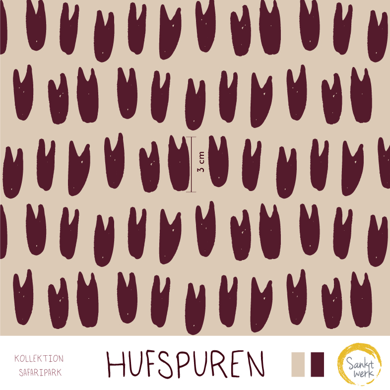 Bio Webware Stoff - Hufspuren - Sanktwerk, beige, Floral & Blumenn, 100% Bio-Baumwolle Bio Webware Stoff - Hufspuren - Sanktwerk, beige, Floral & Blumenn, 100% Bio-Baumwolle