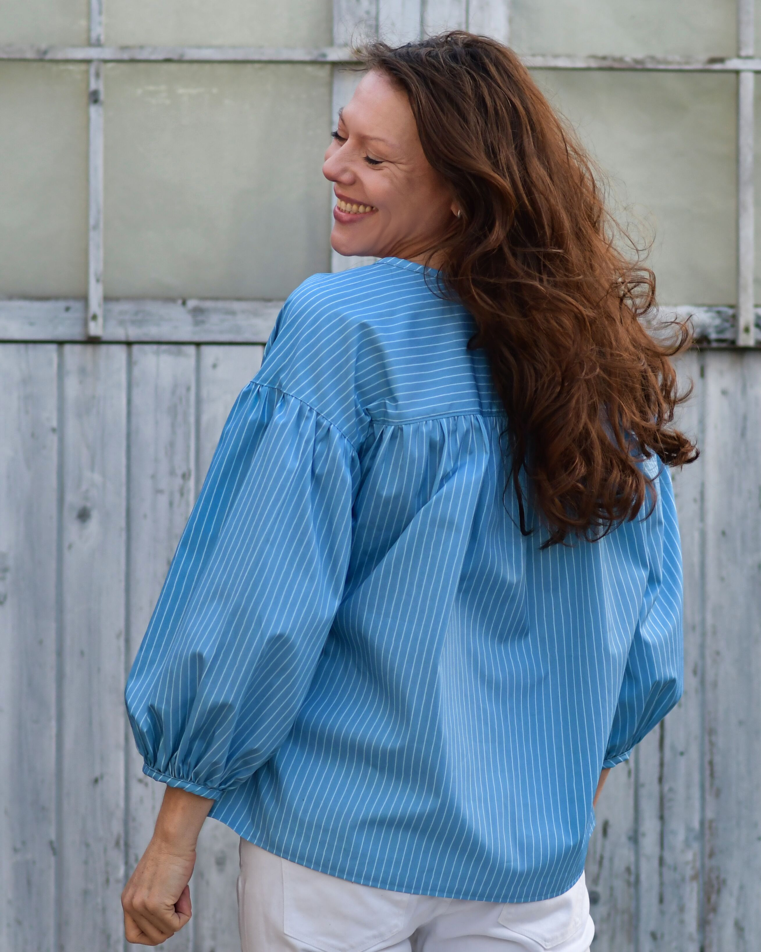 Organic fabric - Feine Streifen