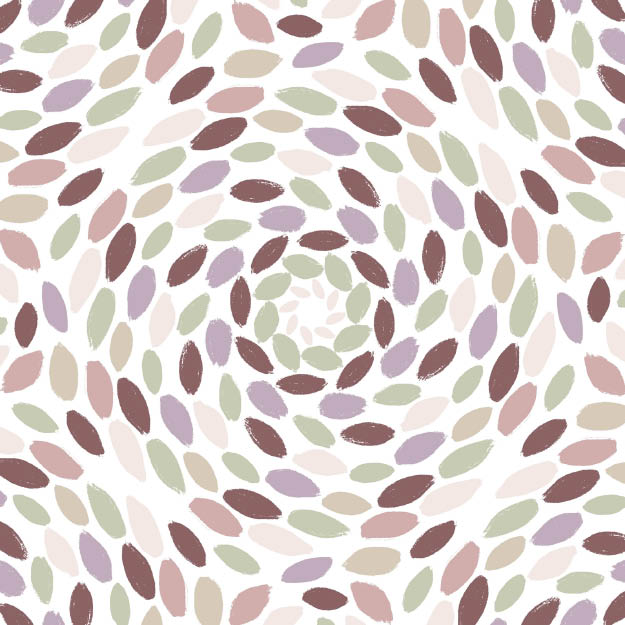 Bio Stoff - Kreise rosa - misspeppels