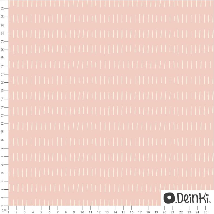 Bio Webware Stoff - Osterwiese Grässer Striche - Deinki, rosa, Punkte, 100% Bio-Baumwolle Bio Webware Stoff - Osterwiese Grässer Striche - Deinki, rosa, Punkte, 100% Bio-Baumwolle