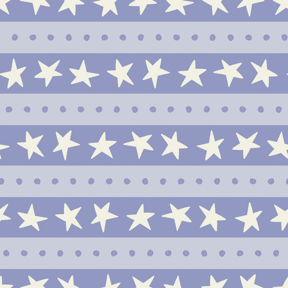 Organic Fabric - Lines and Stars Purple by Deinki in purple Organic Fabric - Lines and Stars Purple by Deinki in purple