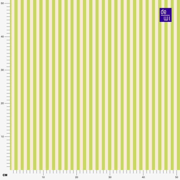 Bio Stoff  -  Butterfly Garden Kombi Streifen grün