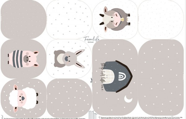 Farmlife Babynest beige