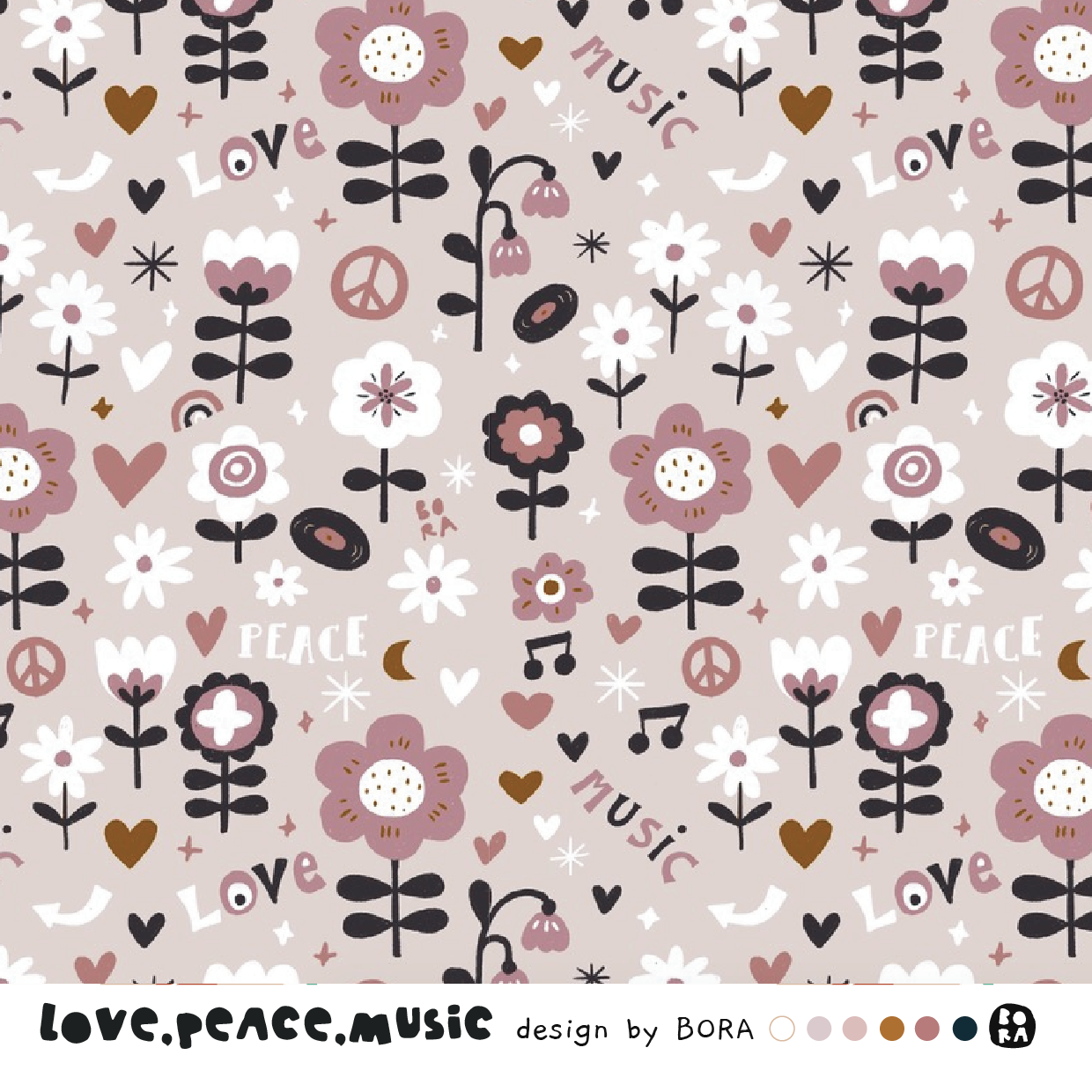 Organic fabric - Love-Peace.Music