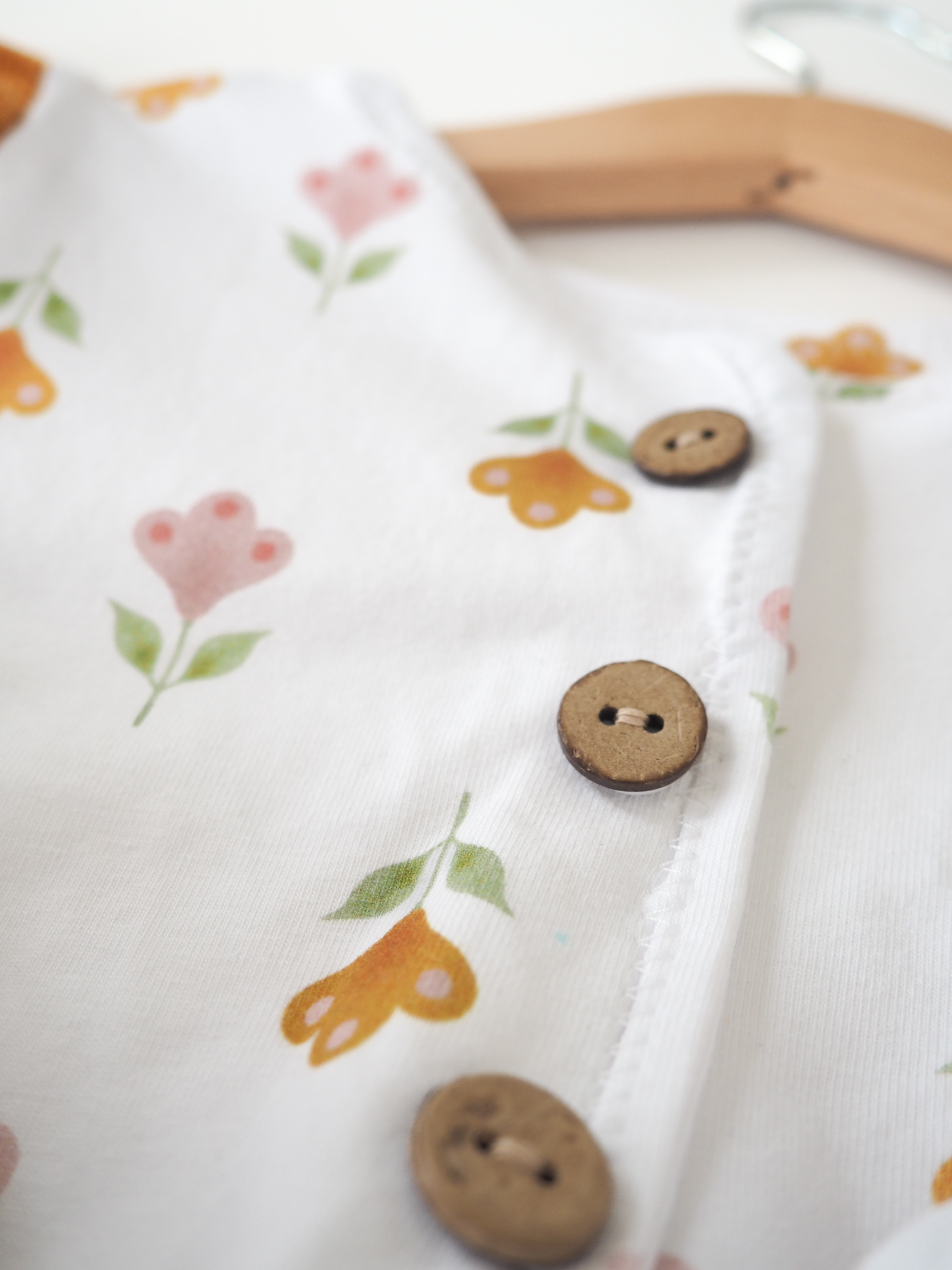 Organic fabric - Blumen Tanz pink