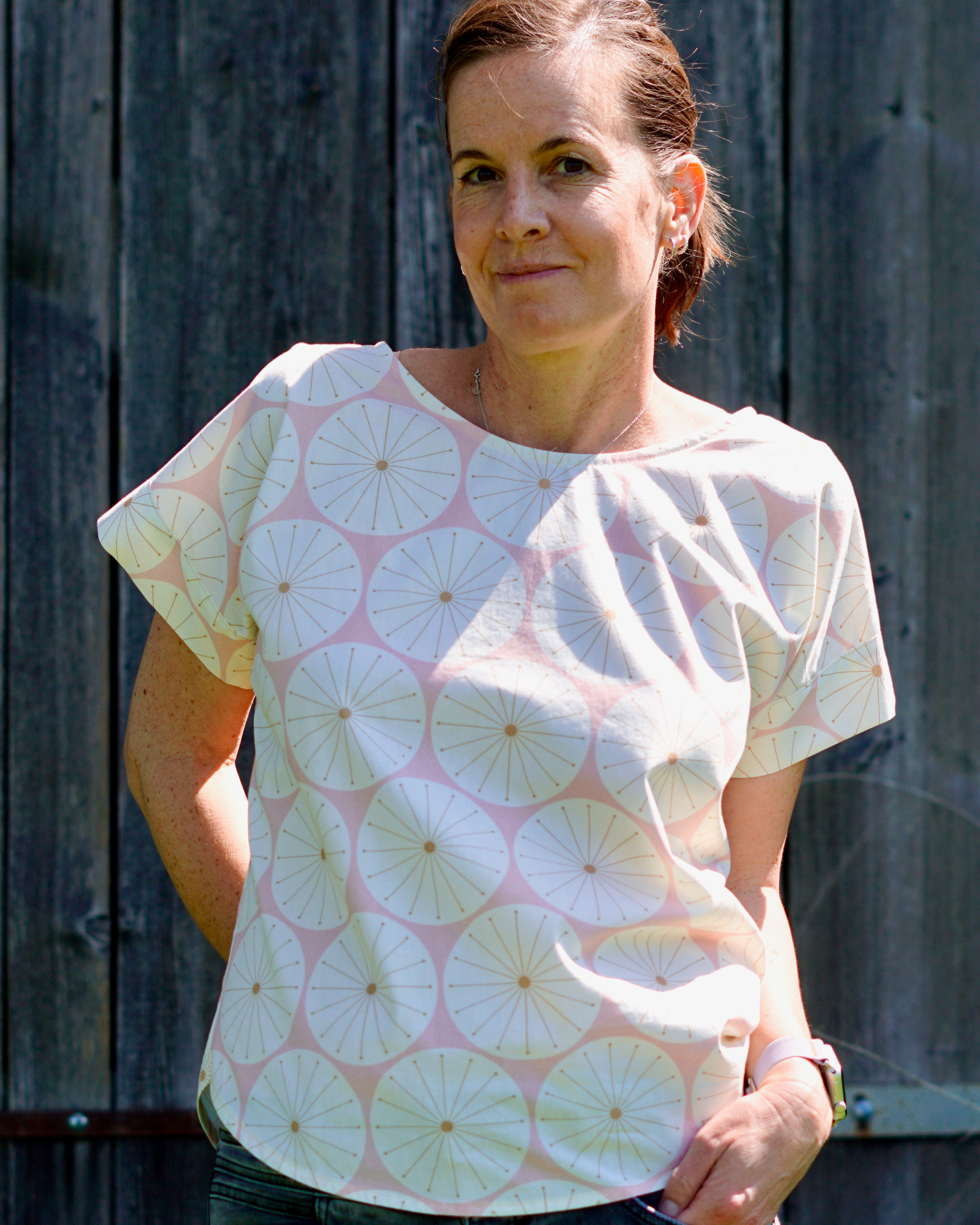 Organic fabric  -  Pusteblume Kreise