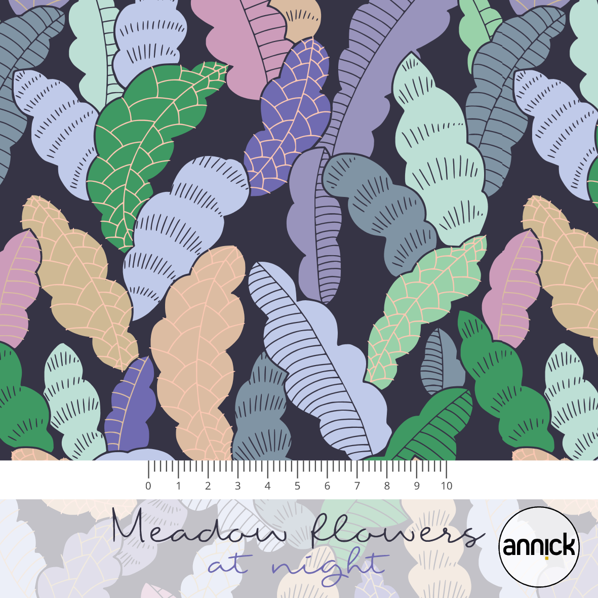 Bio Summersweat Stoff - Summer Leaves Dark - Annick, grün, Blätter & Ranken, Breite 150 cm Bio Summersweat Stoff - Summer Leaves Dark - Annick, grün, Blätter & Ranken, Breite 150 cm