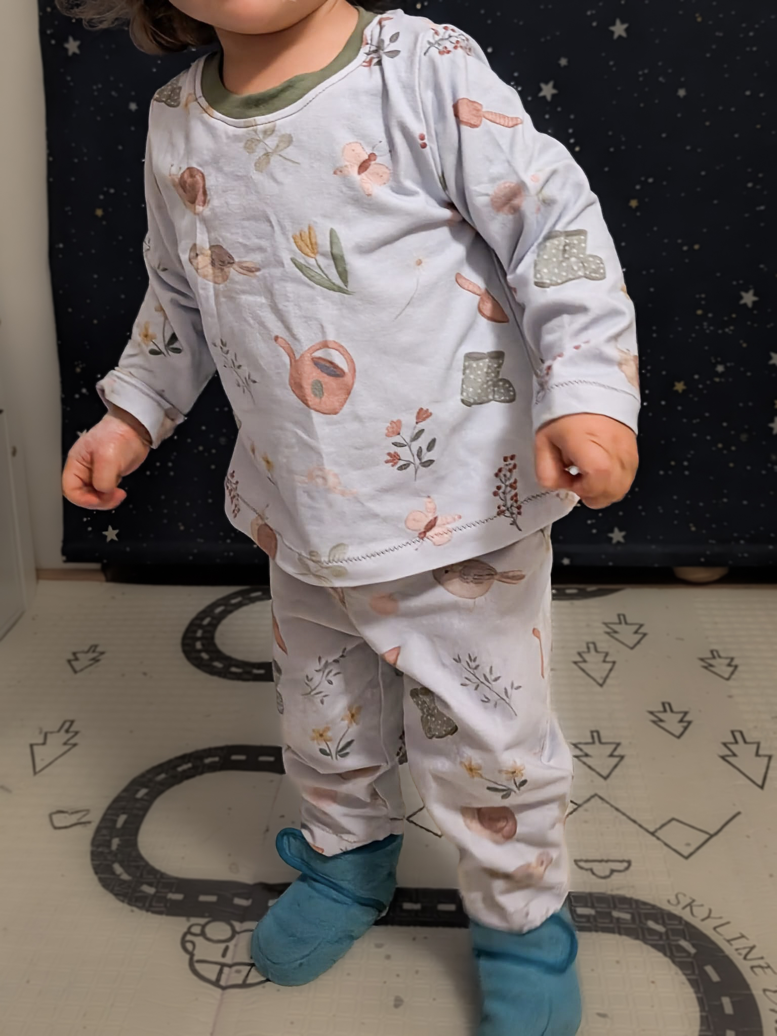 Bio Stoff  - Frühlingsgefühle flieder