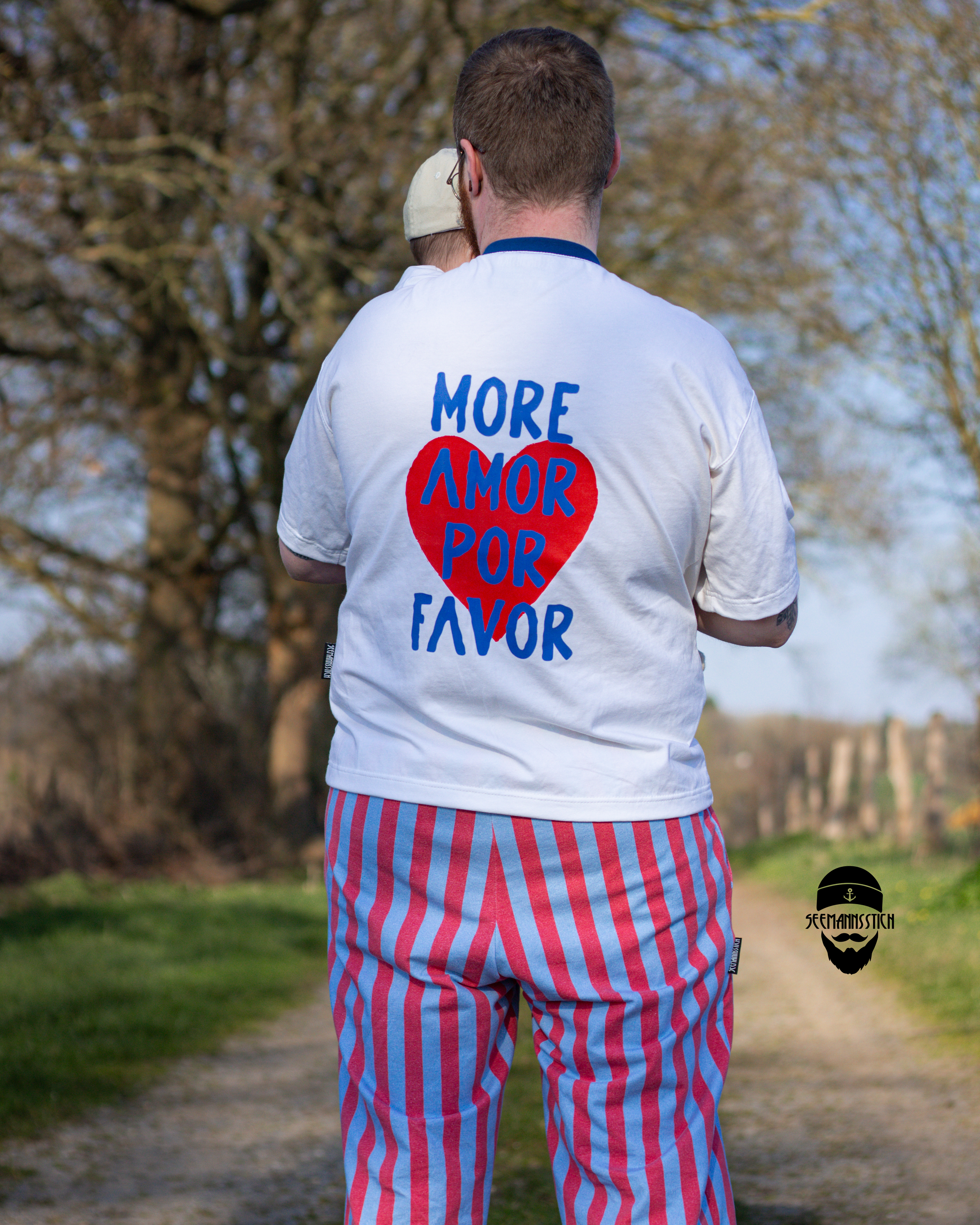 Bio Stoff - Formenspiel Blockstreifen Schwarz Weiss von Alexandra Weise in schwarz und weiß