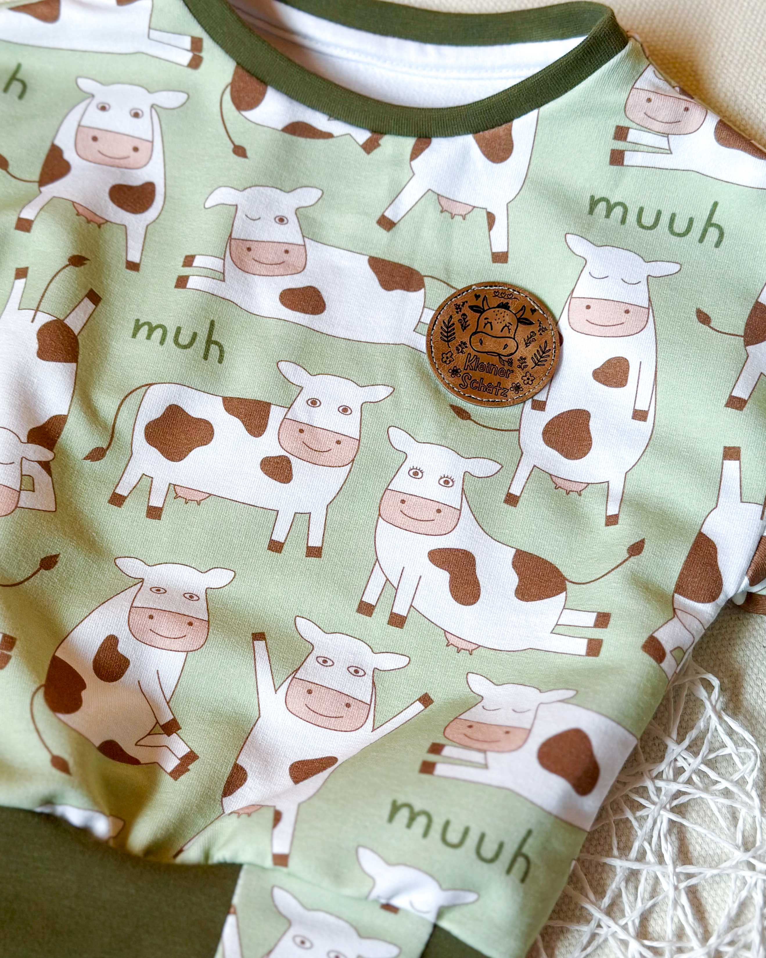 Organic fabric - Die Kuh macht Muh