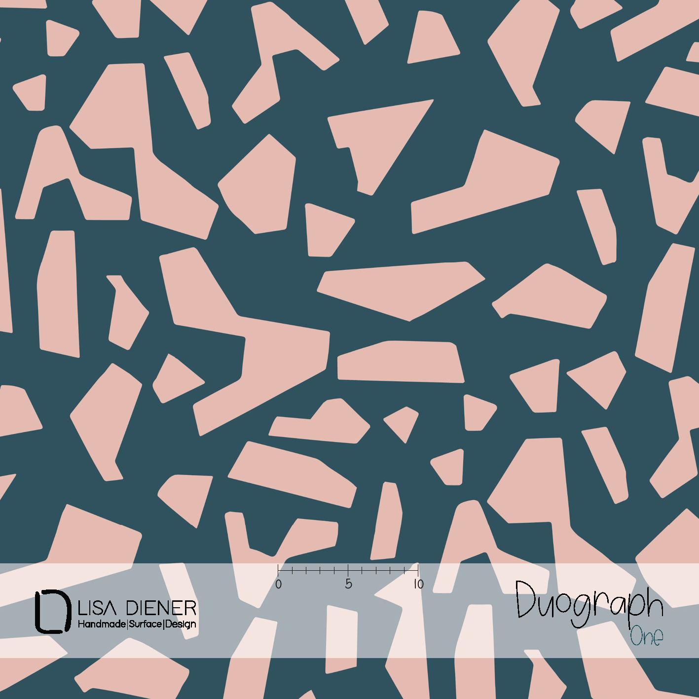 Bio Stoff  - Duograph One - LisaDiener, grün, Geometrische Muster