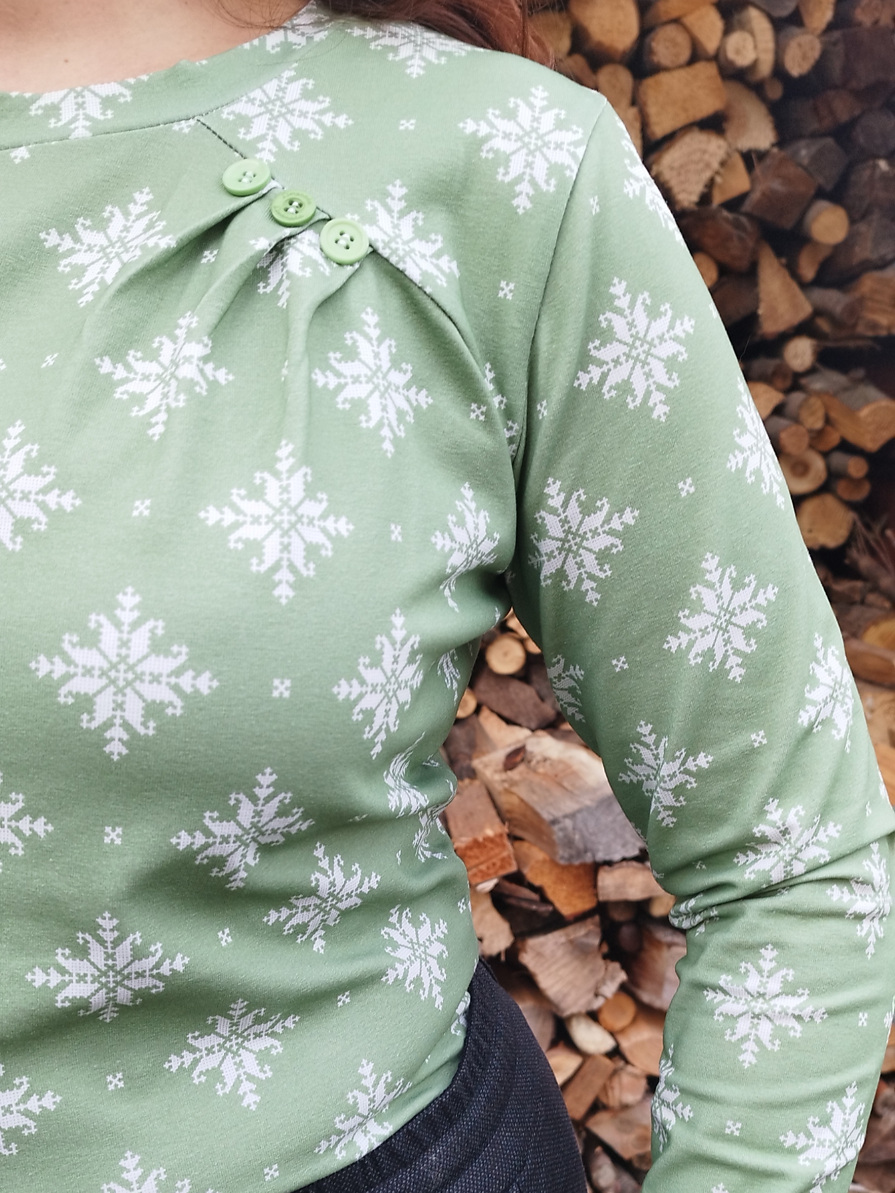 Bio Fabric - Kreuzstich light brown