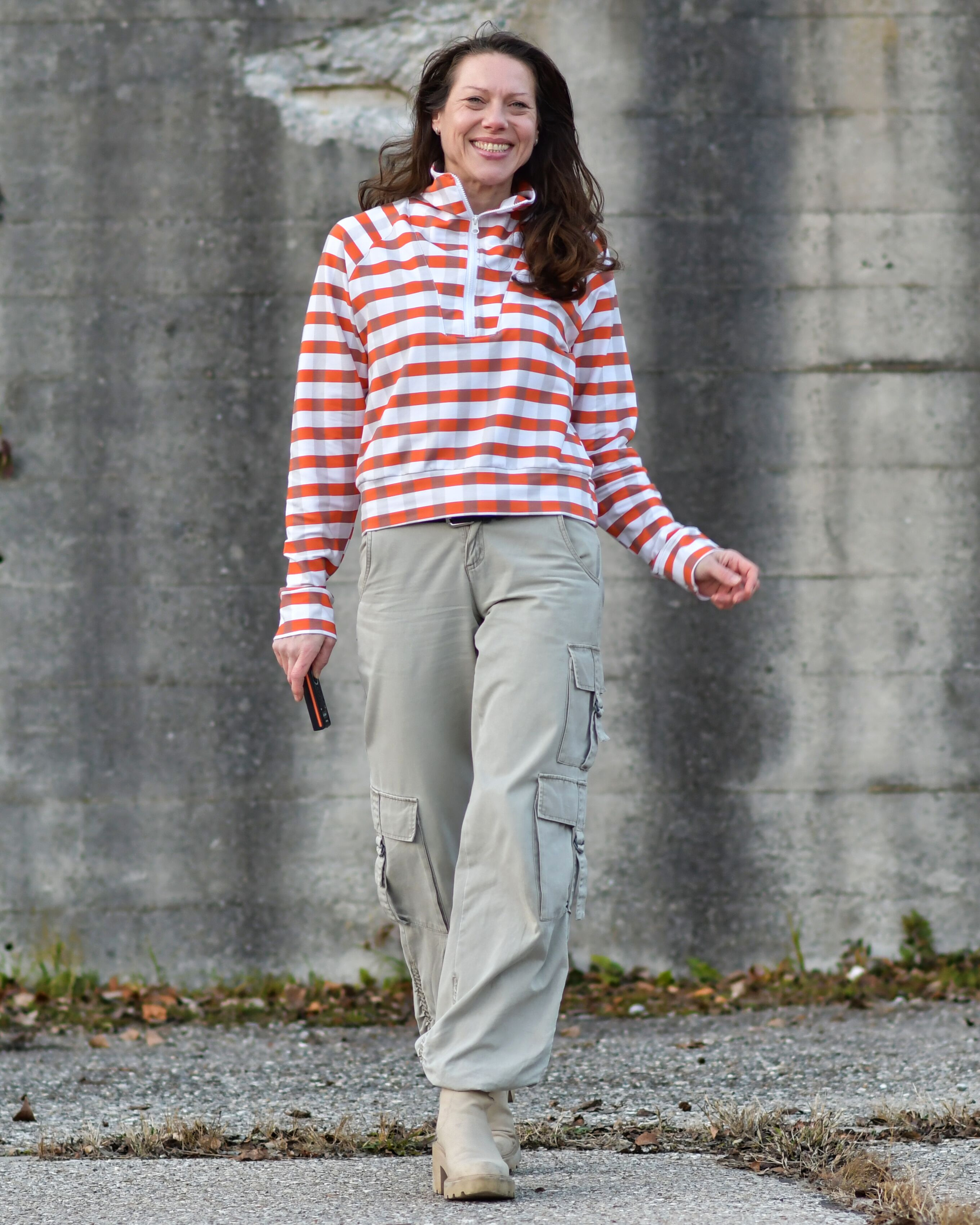 Bio Stoff - Plaid grün