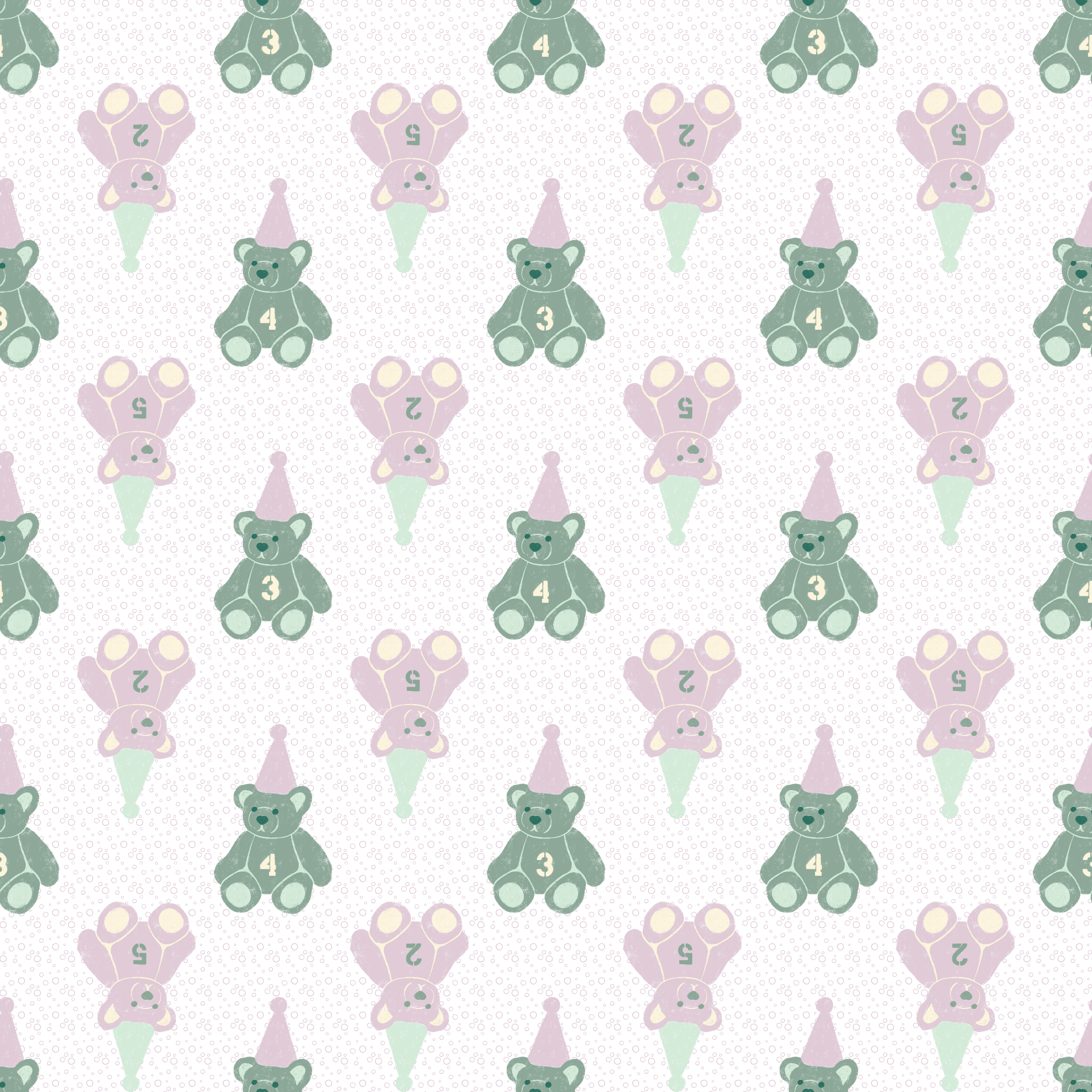 Bio Stoff - Teddy grün