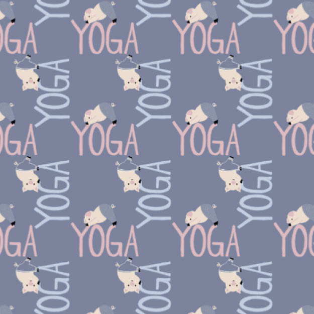 Organic fabric - Yoga dark - misspeppels