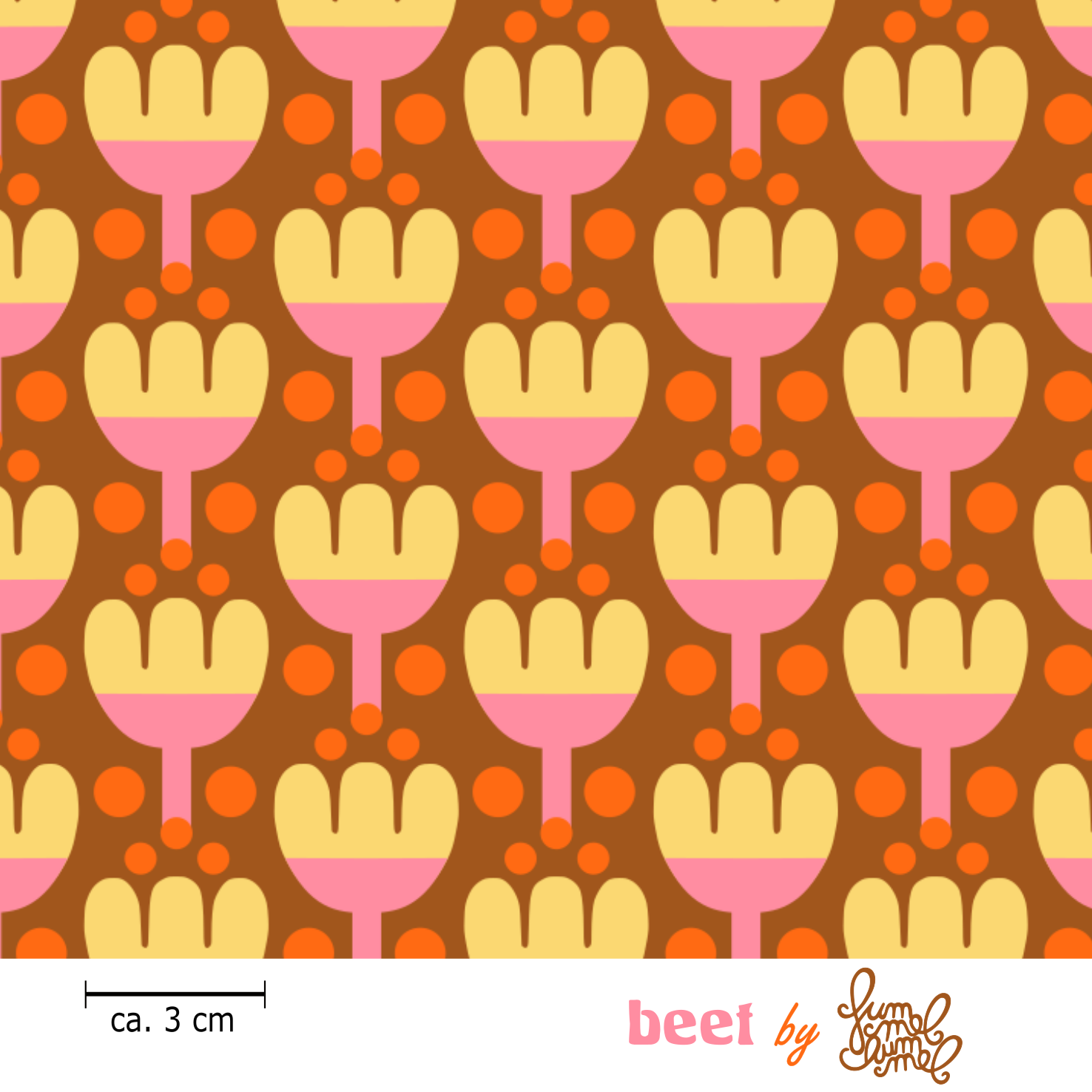 Bio Stoff - Beet Braun von Fummelhummel in braun