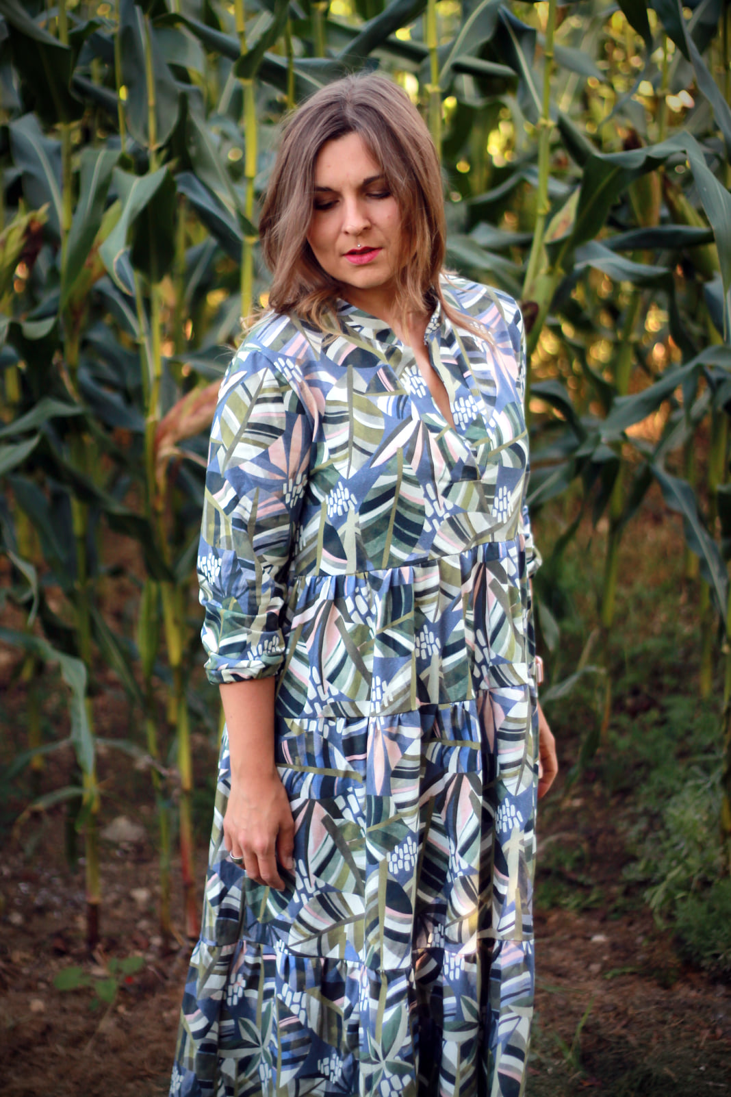 Bio Webware Stoff - Jungle blue - Enemenemeins, Floral & Blumen, blau, Abstrakt, 100% Bio-Baumwolle Bio Webware Stoff - Jungle blue - Enemenemeins, Floral & Blumen, blau, Abstrakt, 100% Bio-Baumwolle