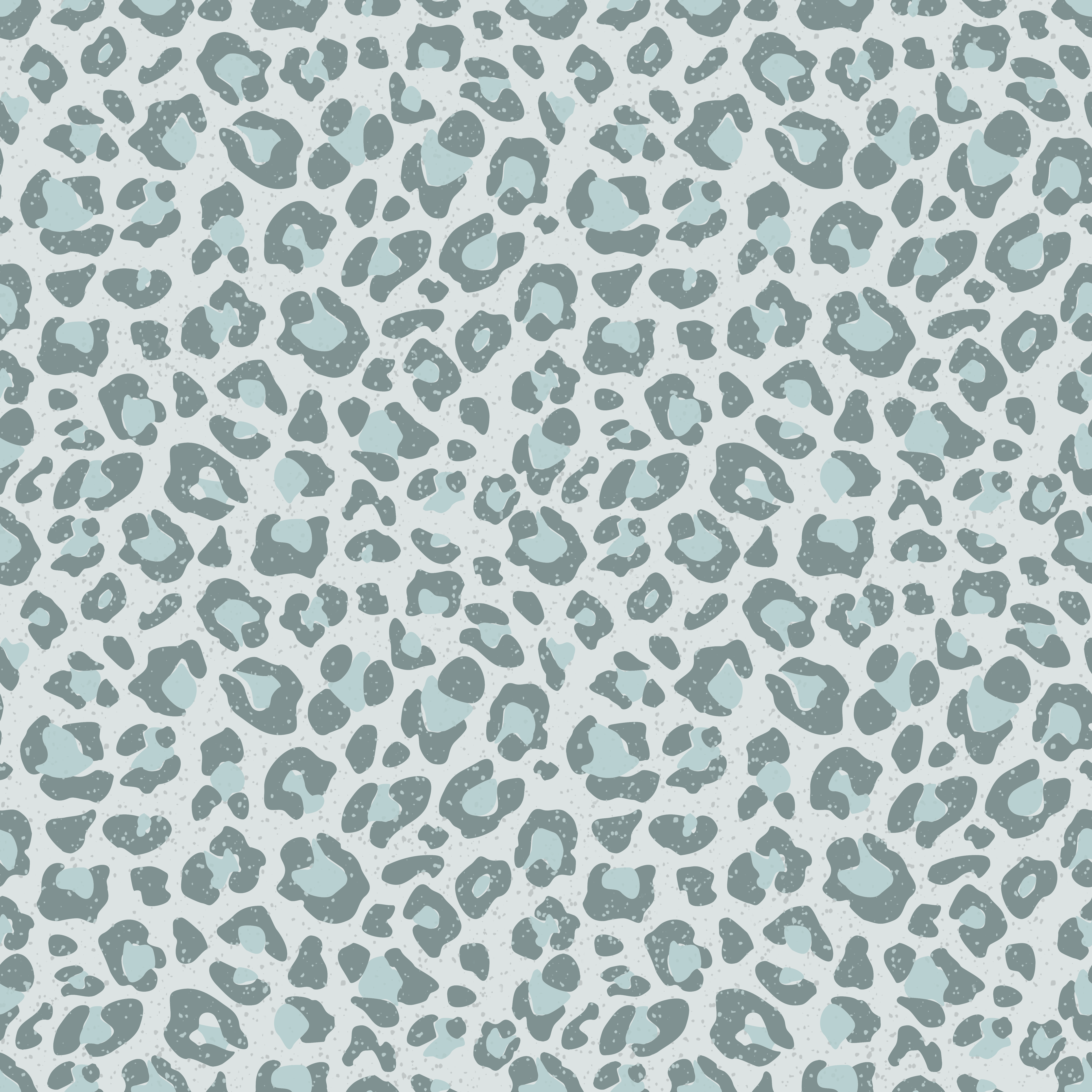 Bio Fabric - Monochrome Leo Blue by Afternoon Atellje in blue