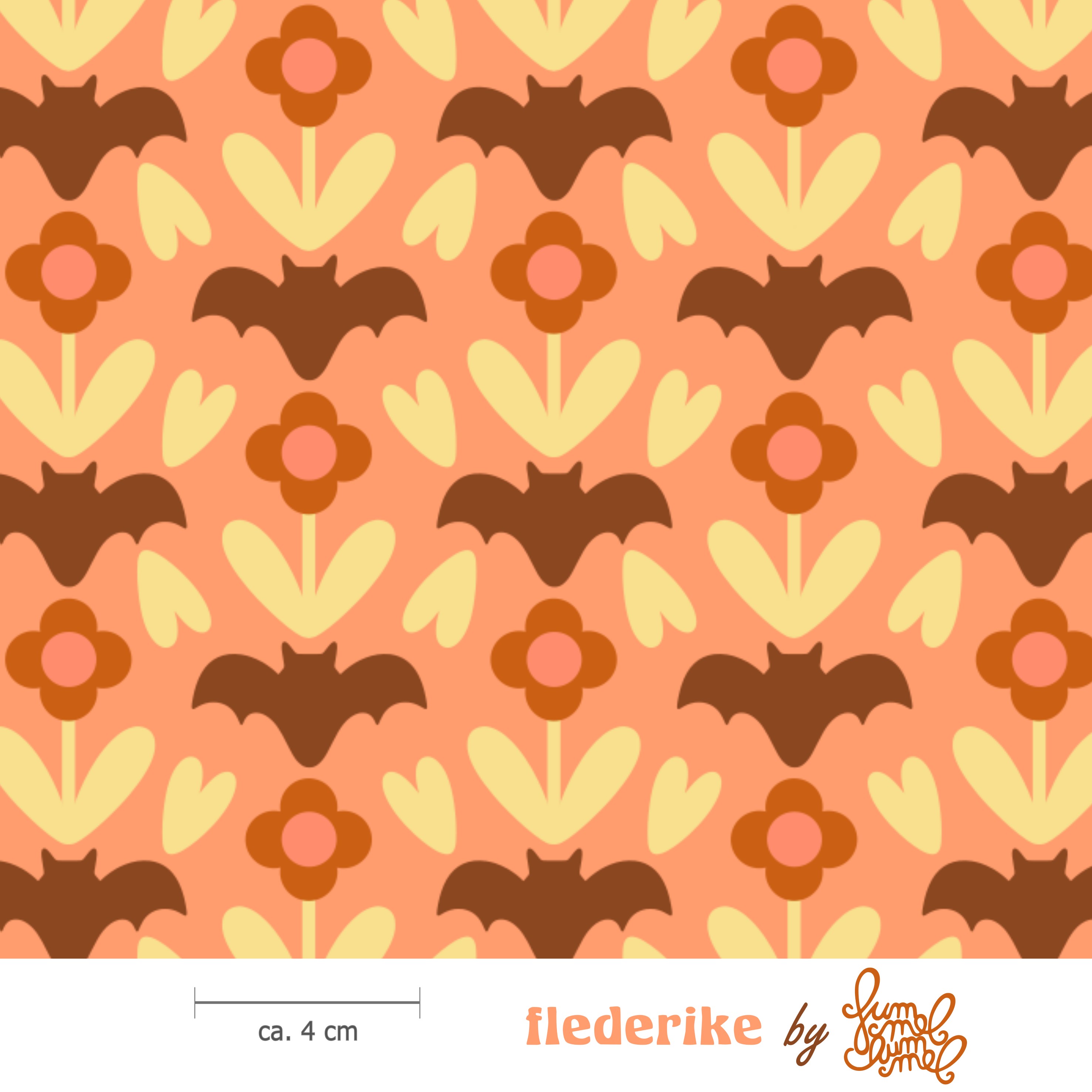 Bio Webware Stoff - Flederike Koralle - Fummelhummel, rosa, Floral & Blumen, 100% Bio-Baumwolle Bio Webware Stoff - Flederike Koralle - Fummelhummel, rosa, Floral & Blumen, 100% Bio-Baumwolle