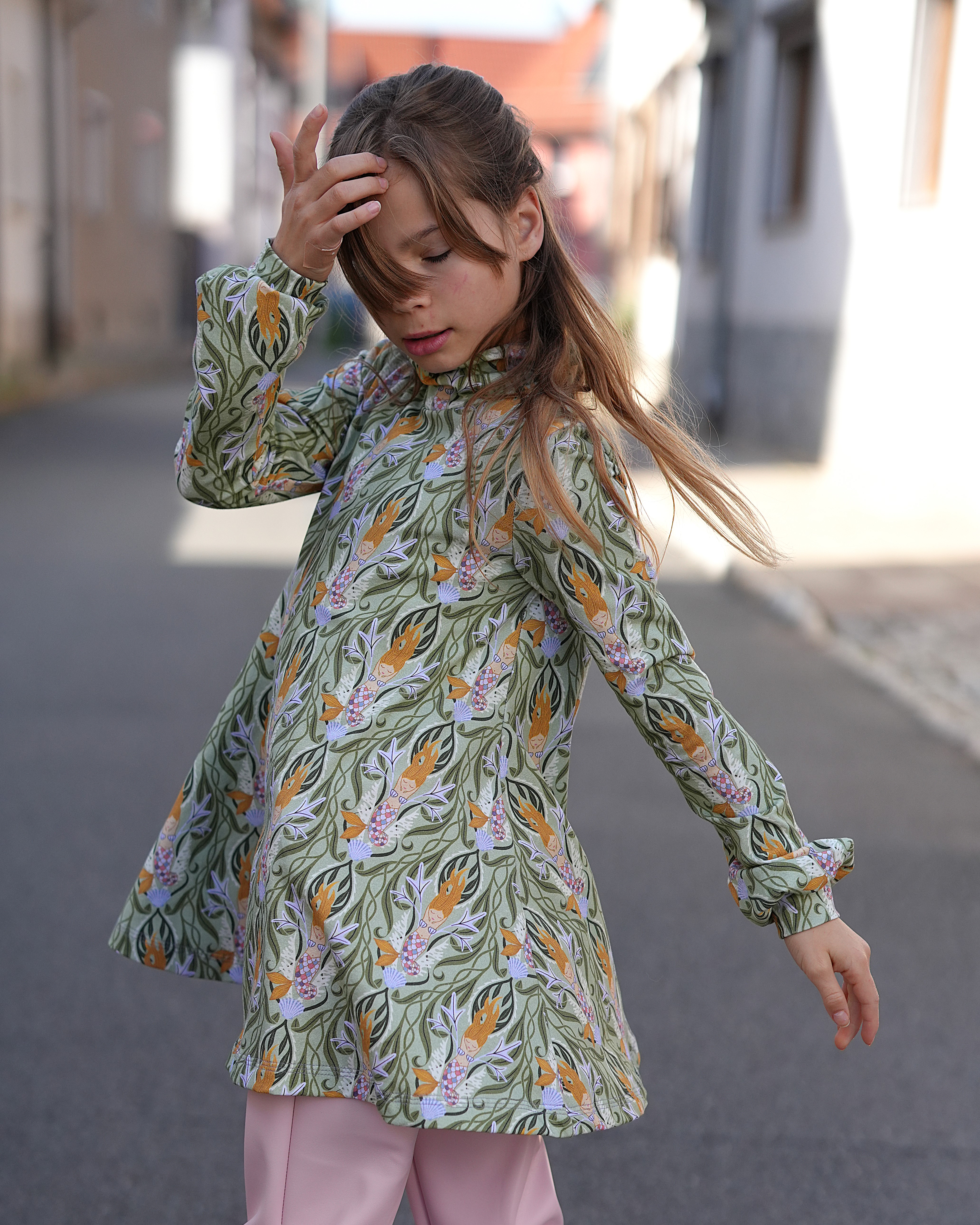 Organic fabric  -Märchenstunde Die kleine Meerjungfrau