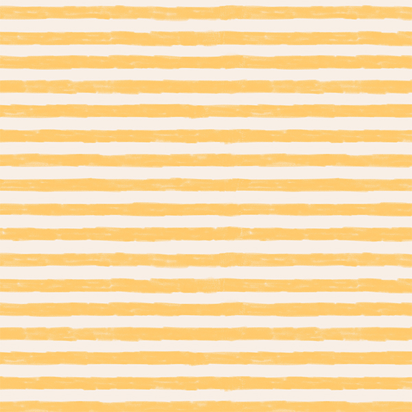 Bio Fabric - Tag am Meer Ringel yellow