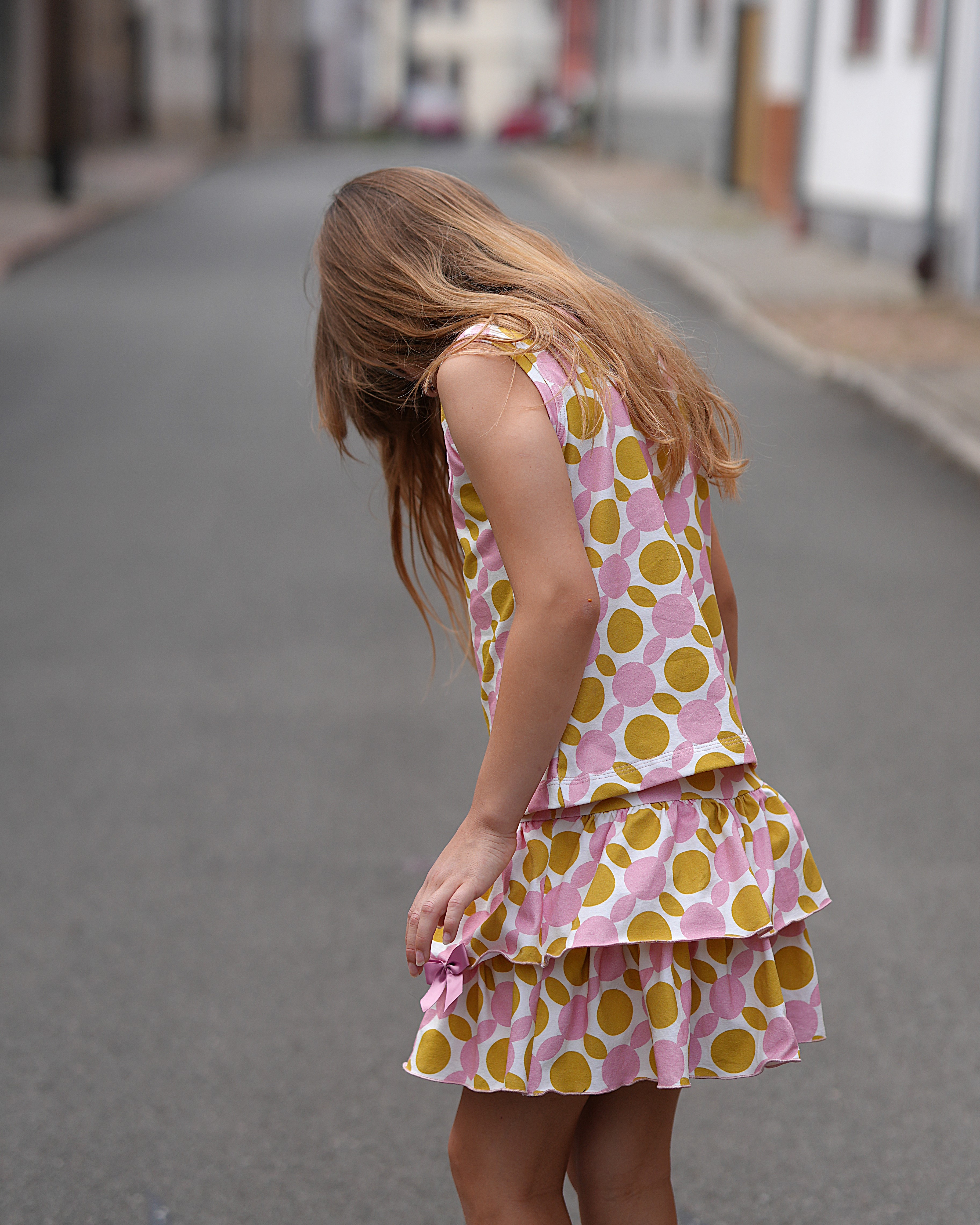 Organic fabric - Freed pink
