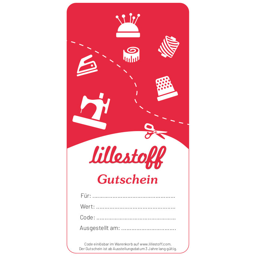 Geschenkgutschein Lillestoff (Download)