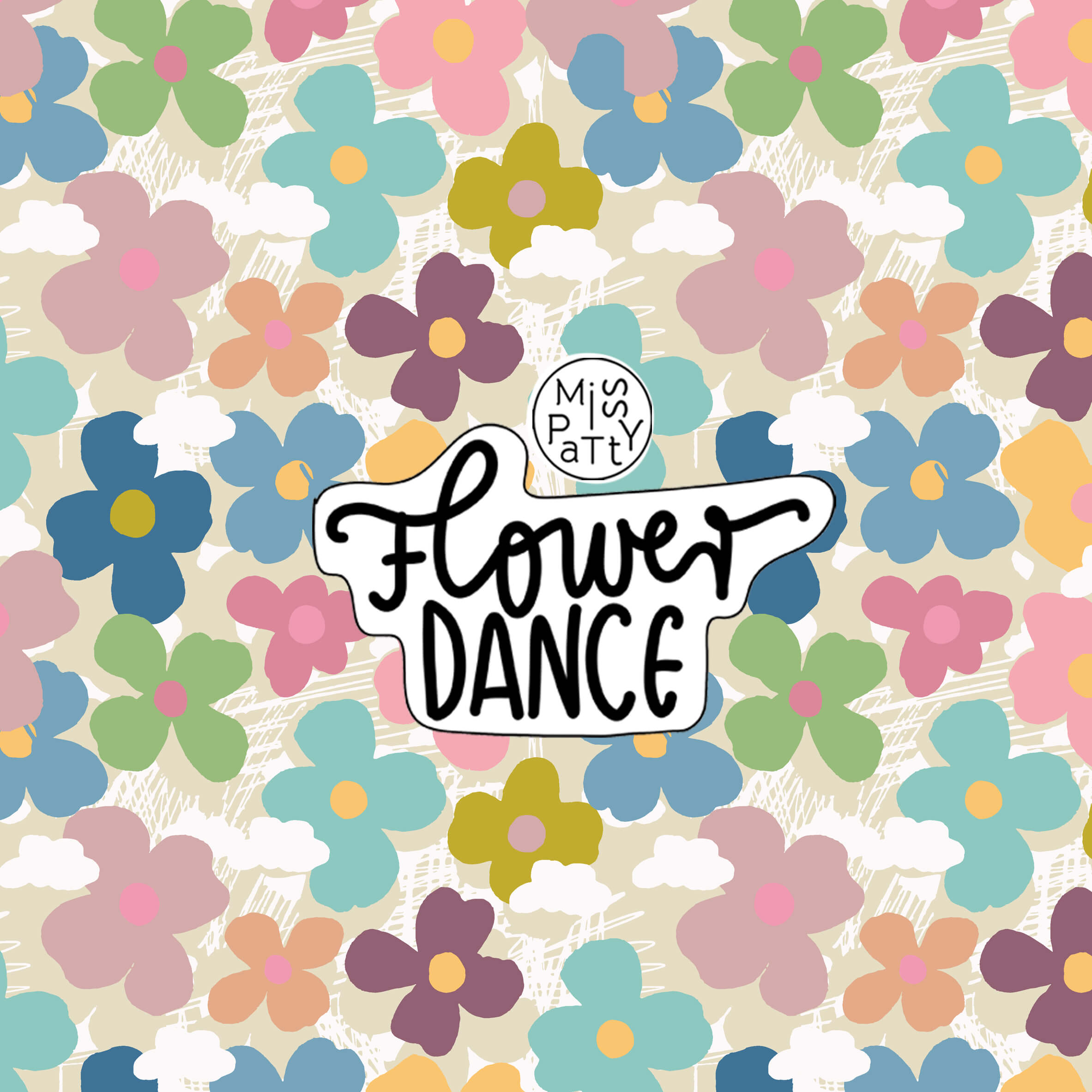 Organic fabric  -  Flowerdance