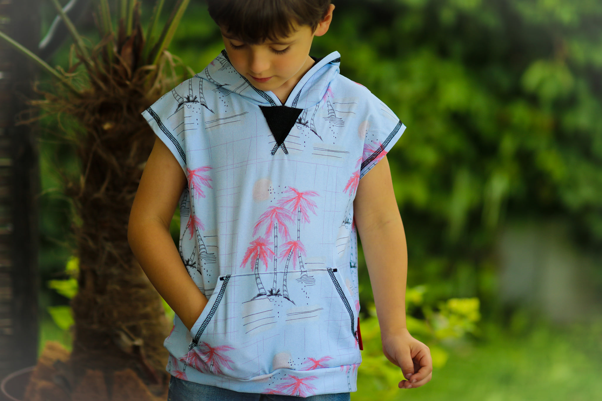 Scuba Stoff  -  Palmentraum