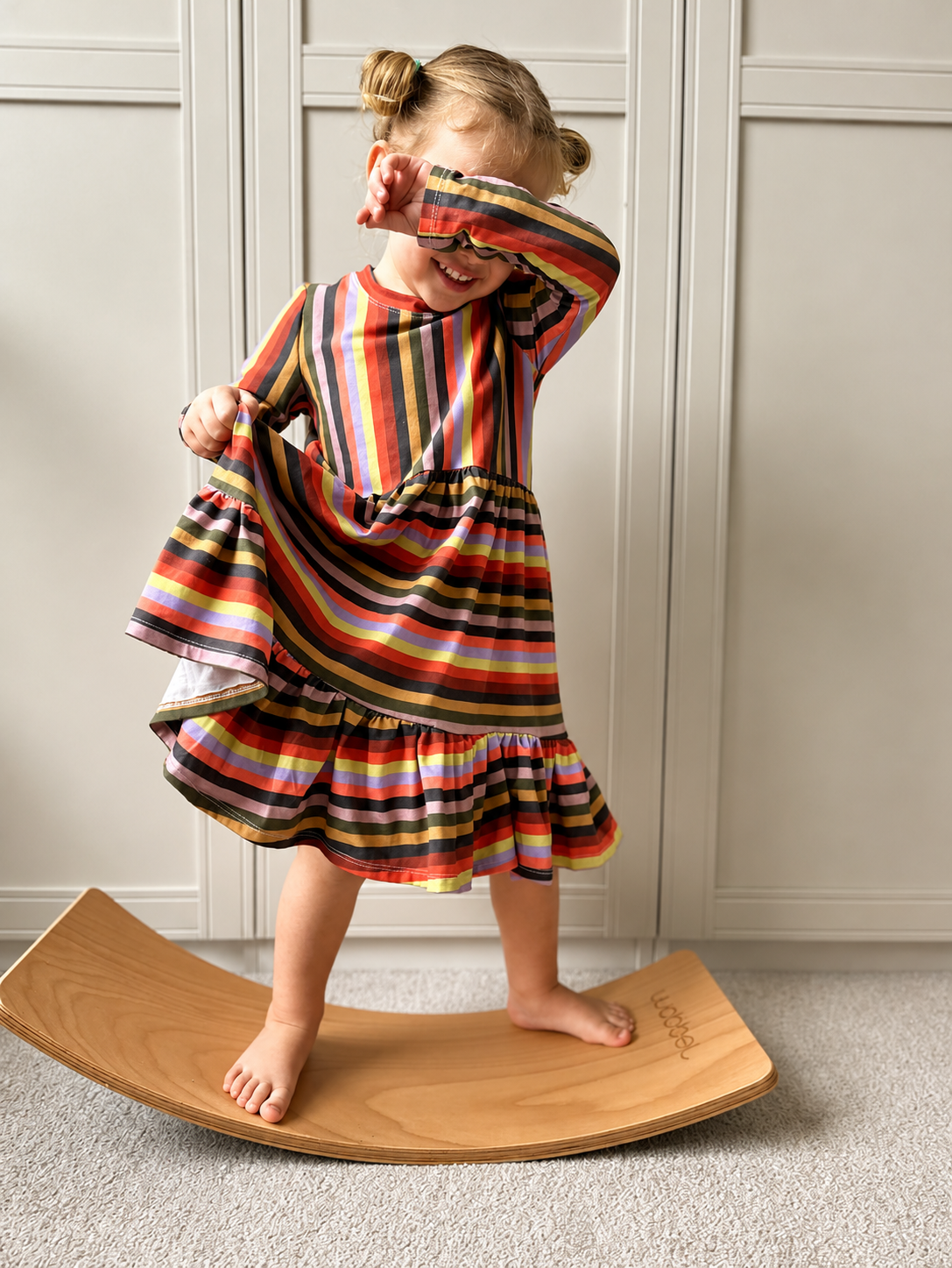 Bio Stoff  -  Retro Mushrooms Stripe