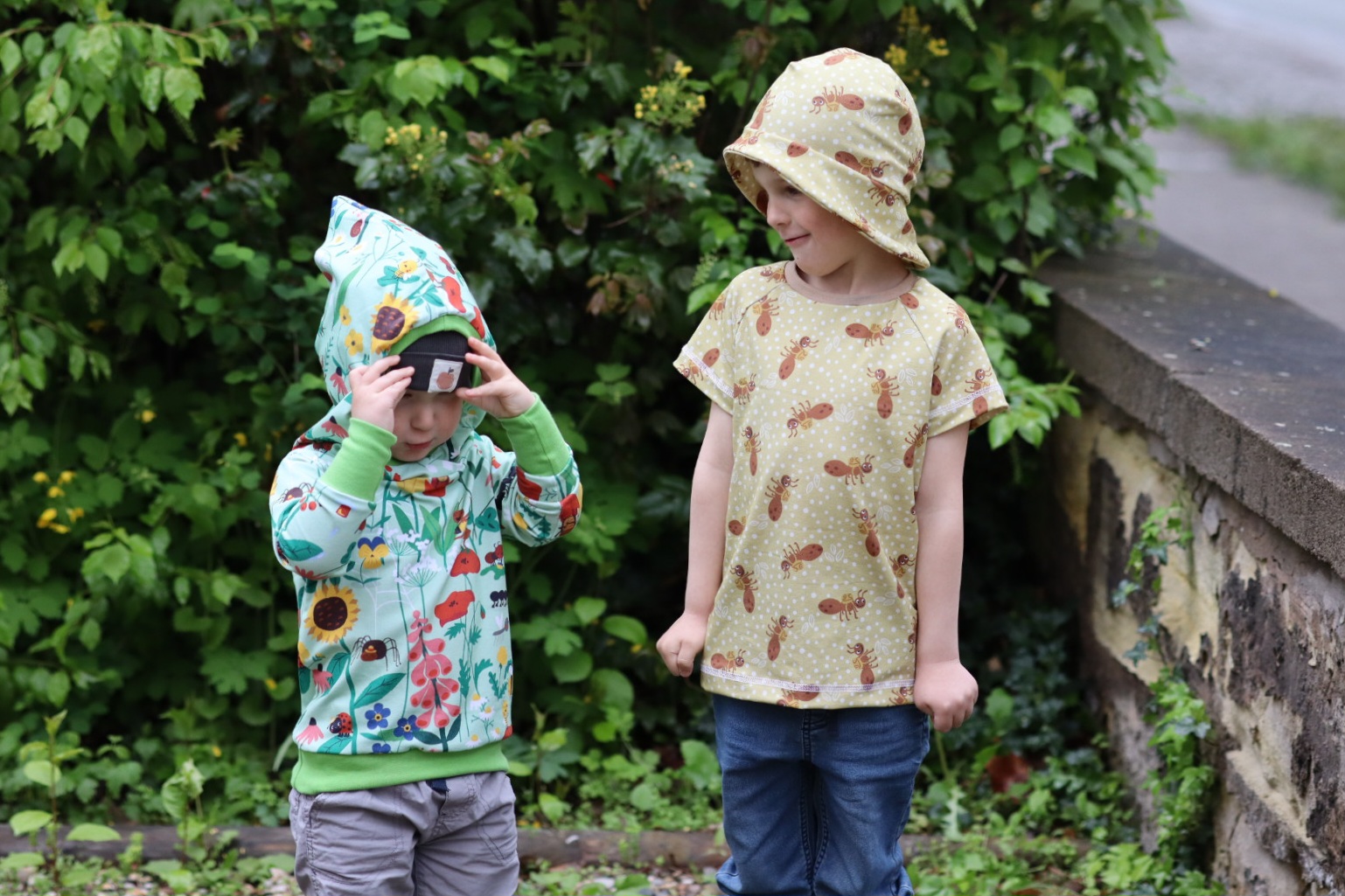 Bio Stoff  -  Flowergarden 