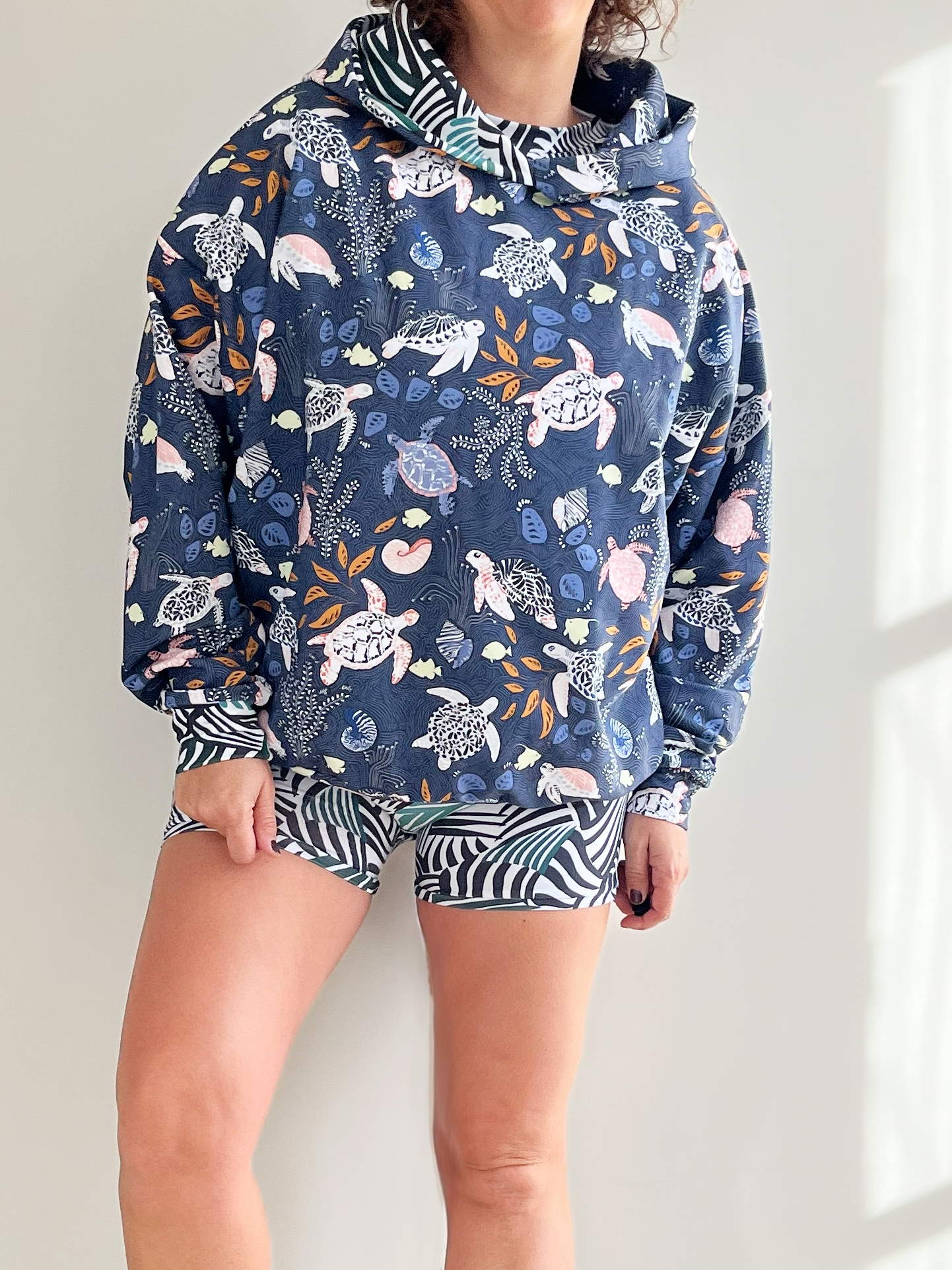 Bio Stoff  - Underwater Fantasy Sea Turtles Mint - Annick, mint, Maritim, Tiere