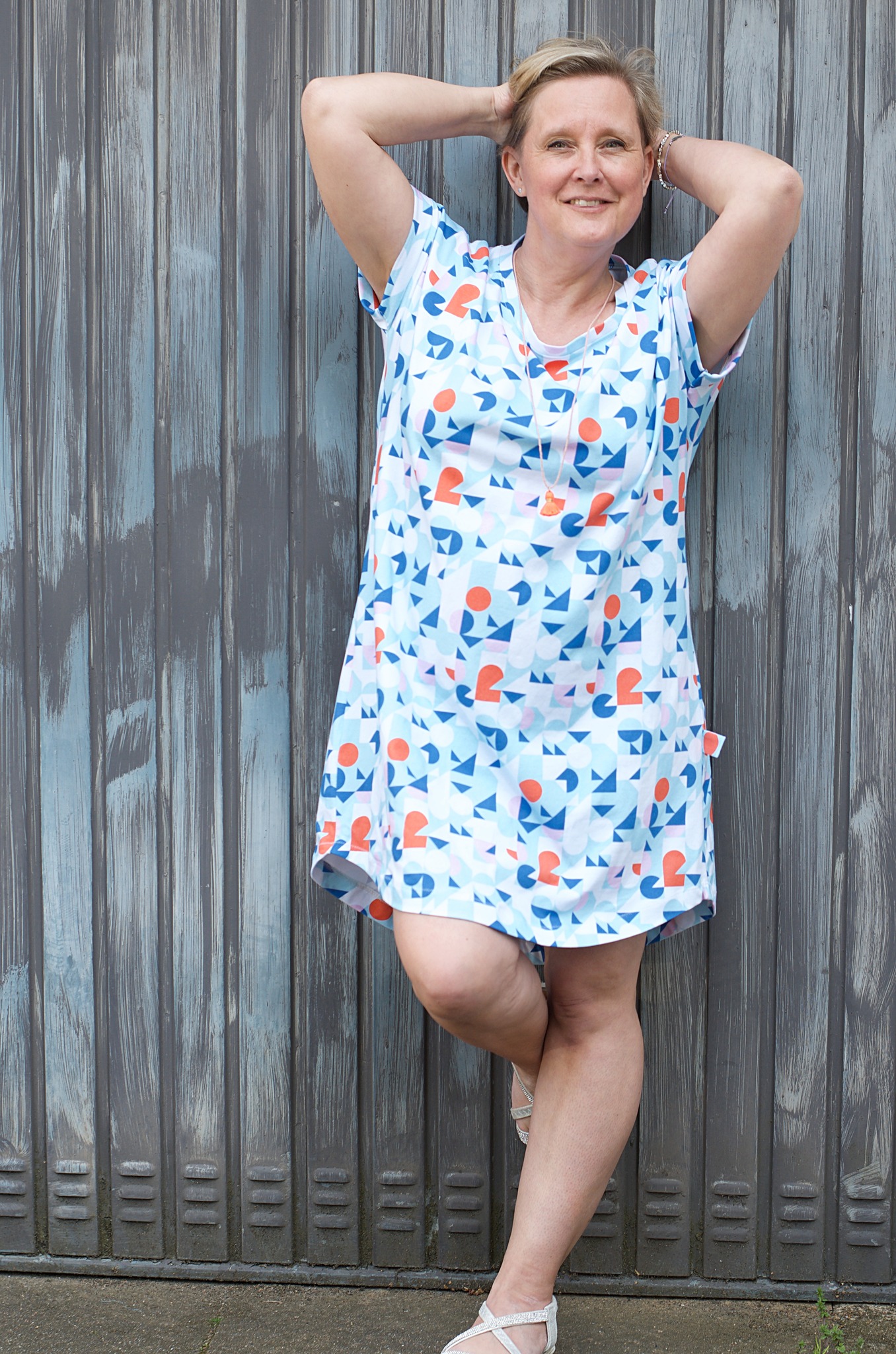 Bio Webware Stoff  -  Modular  - LisaSanders, Abstrakt, mint, 100% Bio-Baumwolle